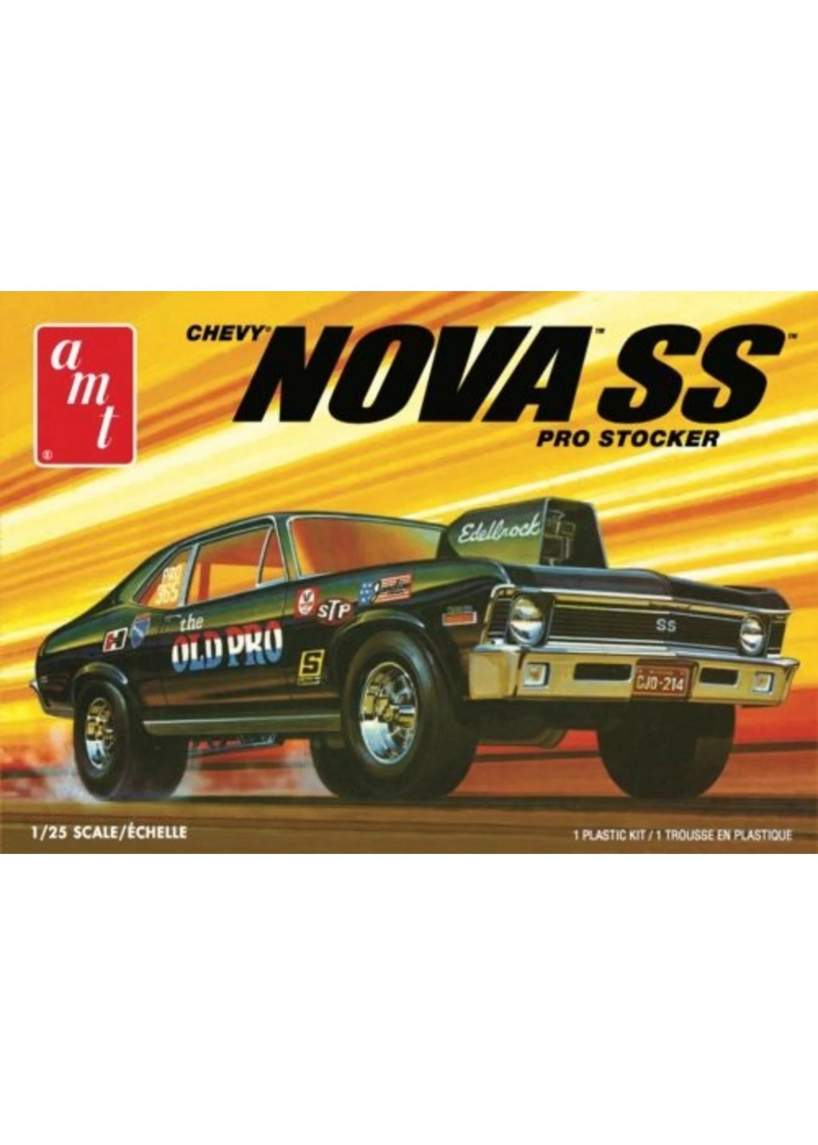AMT 1142 - 1/25 1972 Chevy Nova SS "Old Pro"