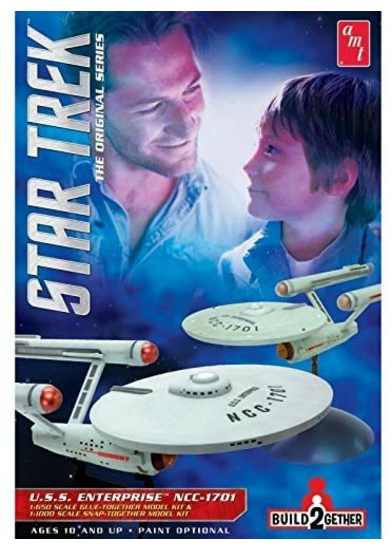 AMT 913 - 1/650 & 1/1000 U.S.S. Enterprise NCC-1701