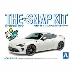 Aoshima 05418 - 1/32 Toyota 86 - Crystal White Pearl