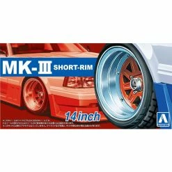 Aoshima 05545 - 1/24 MARK3 Short-Rim - 14 Inch Wheels