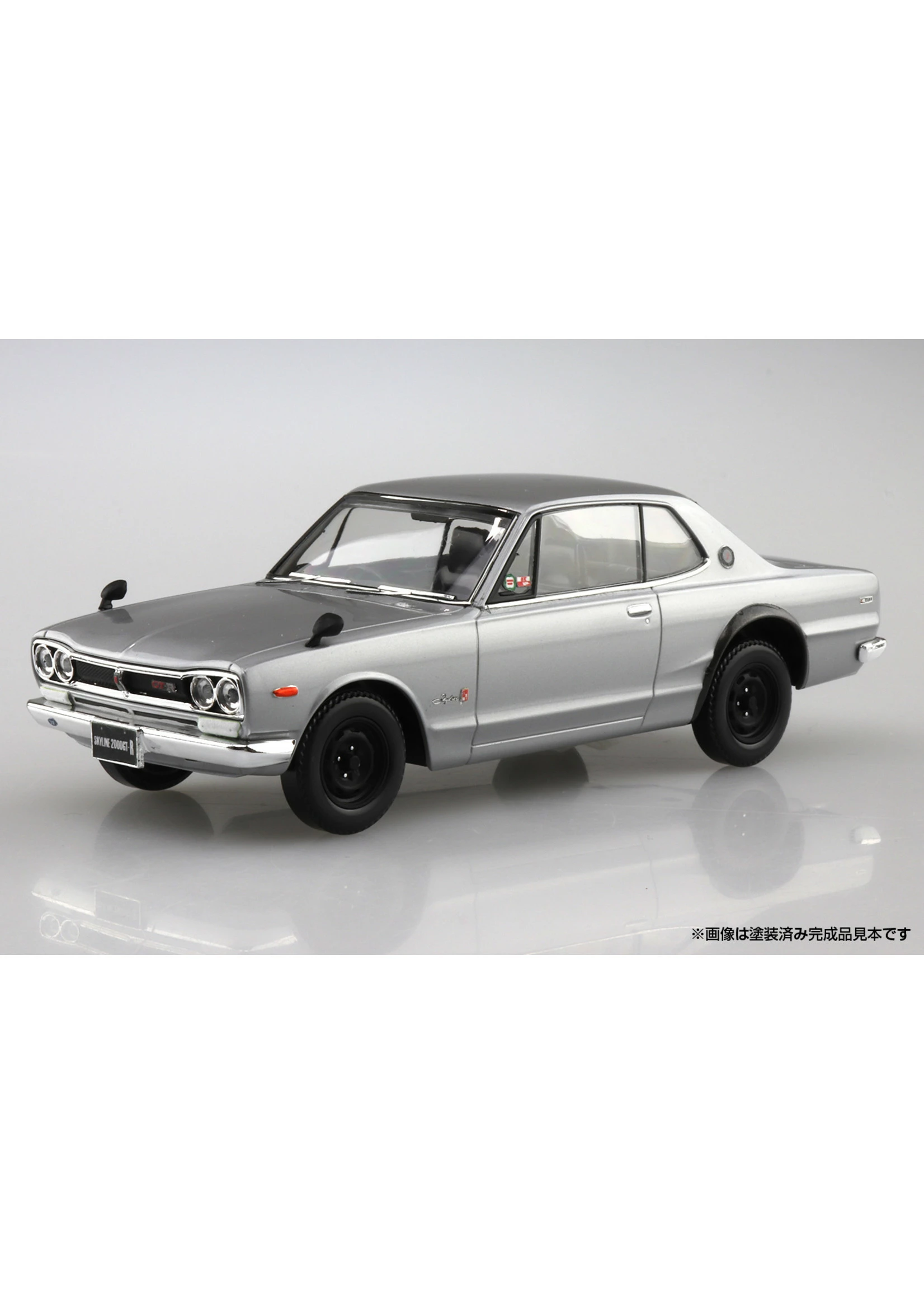 Aoshima 05882 - 1/32 Nissan Skyline 2000 GT-R - Silver - Image 2