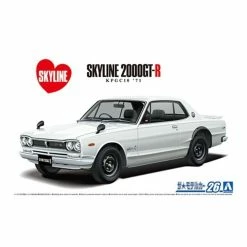 Aoshima 06106 - 1/24 '71 Nissan KPGC10 Skyline HT2000GT-R