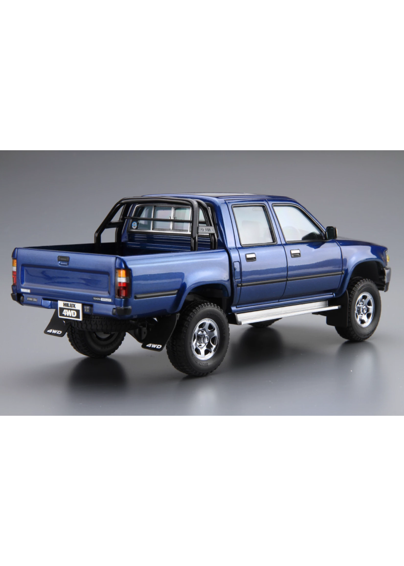 Aoshima 06217 - 1/24 Toyota LN107 Hilux Pick Up Double Cab 4WD '94 - Image 2