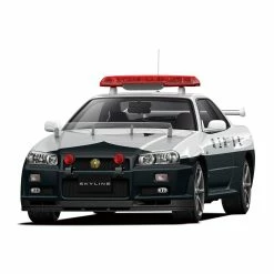 Aoshima 06280 - 1/24 Nissan BNR34 Skyline GT-R Patrol Car 99