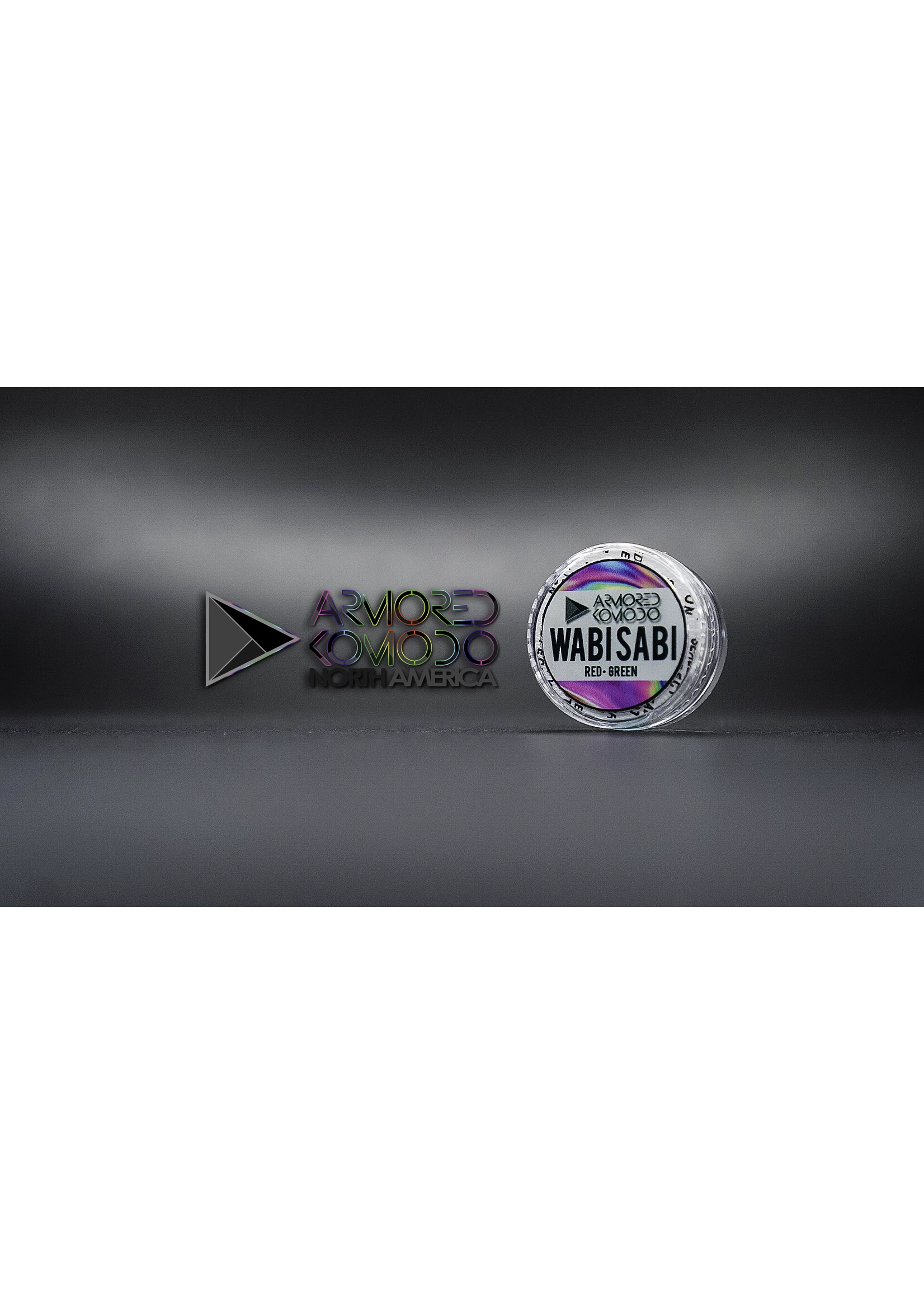 Armored Komodo Ghost Chromaflair: Wabi Sabi (Red-Green)