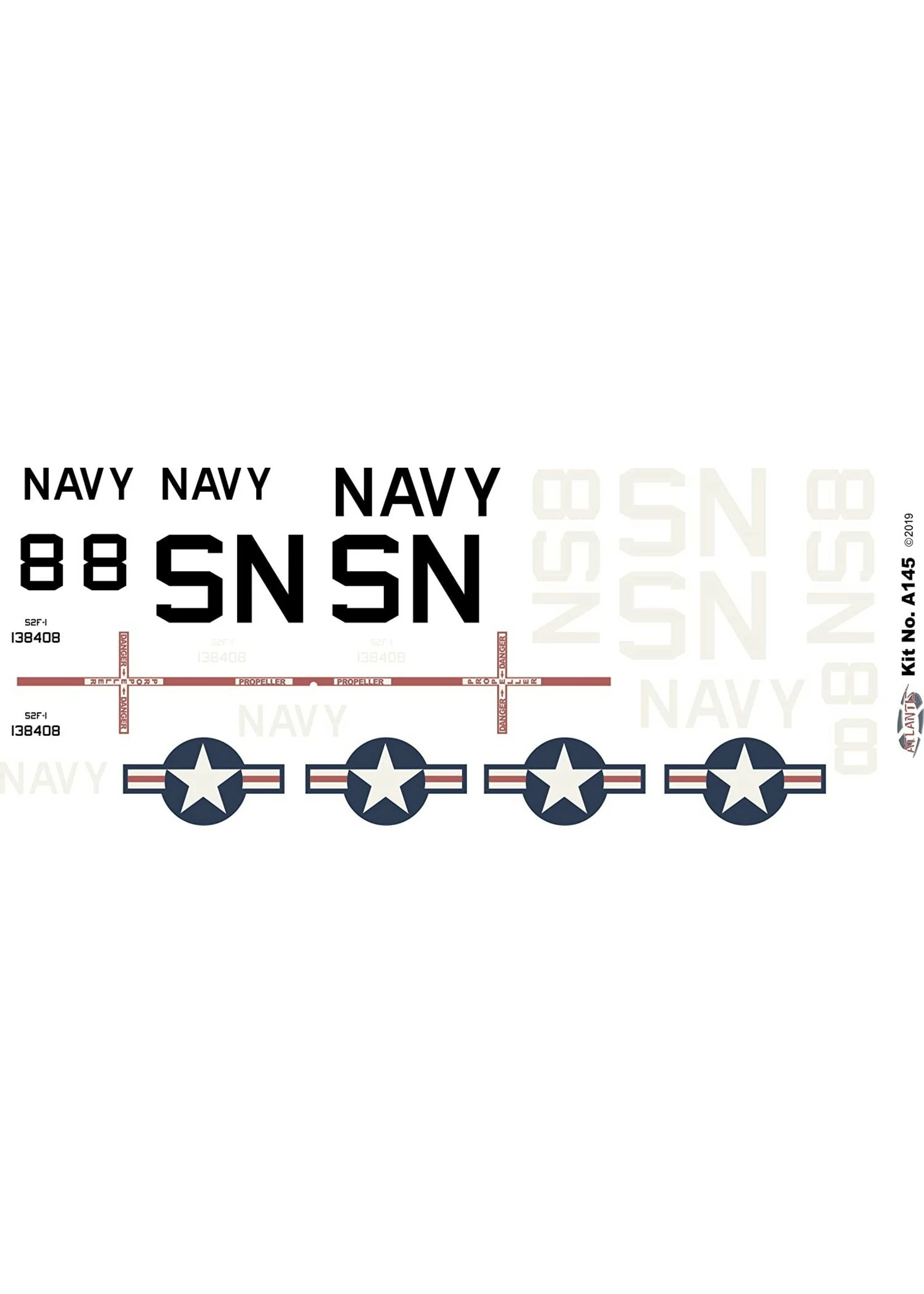 ATLANTIS 1/54 S2F Hunter Killer - Image 3