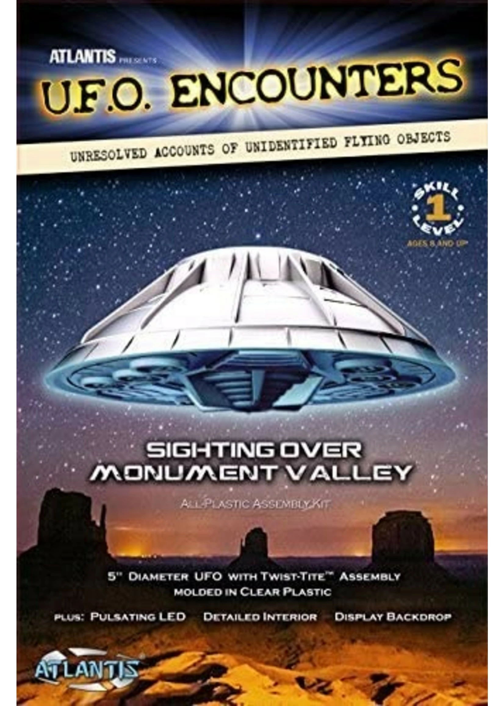 ATLANTIS 1007 - Monument Valley UFO - Lighted