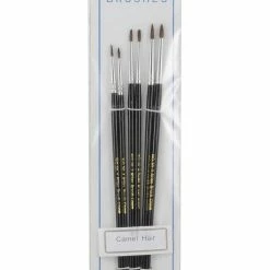 Atlas Brush Co. 30-6PS - Detail Camel Hair 6 Piece Brush Set