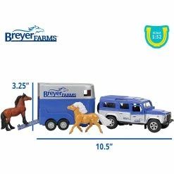 Breyer Land Rover & Tag-a-Long Trailer