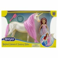 Breyer Magical Unicorn Sky And Fantasy Rider, Meadow