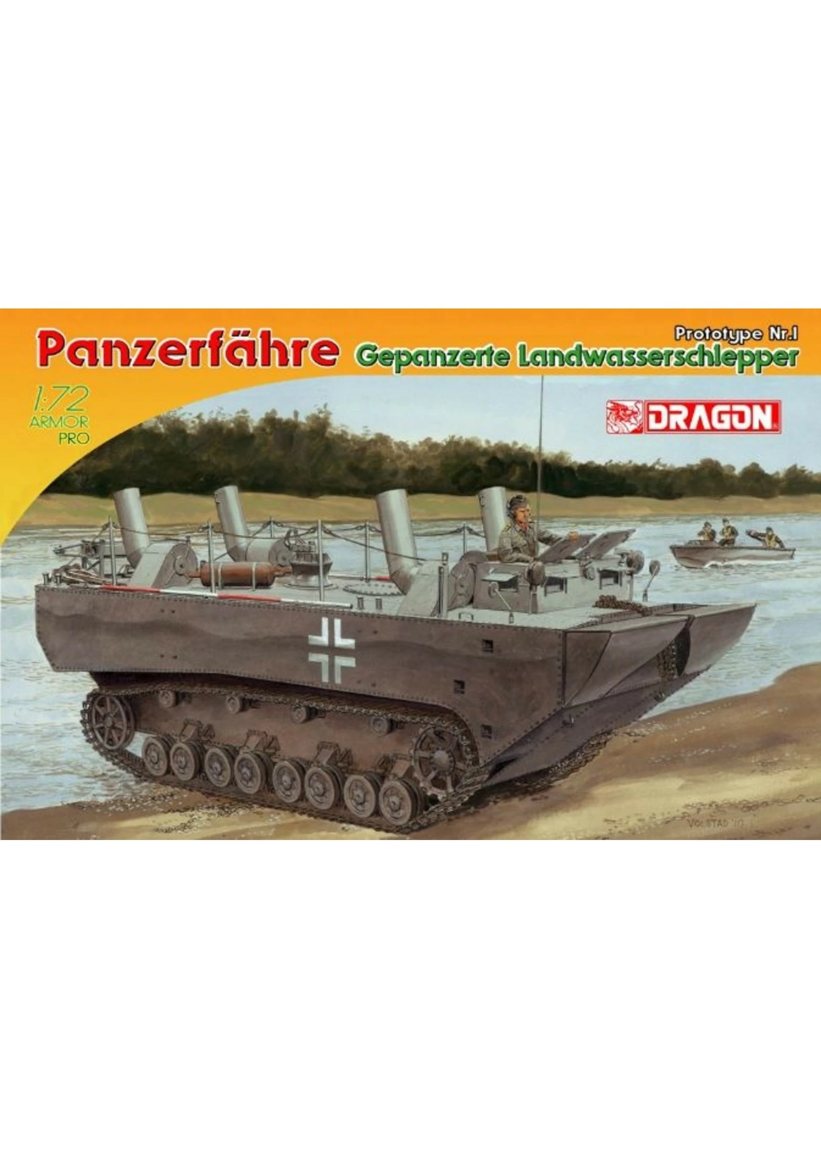 Dragon Models 7489 - 1/72 Panzerfahre Gepanzerte Landwasserschlepper Prototype Nr.I
