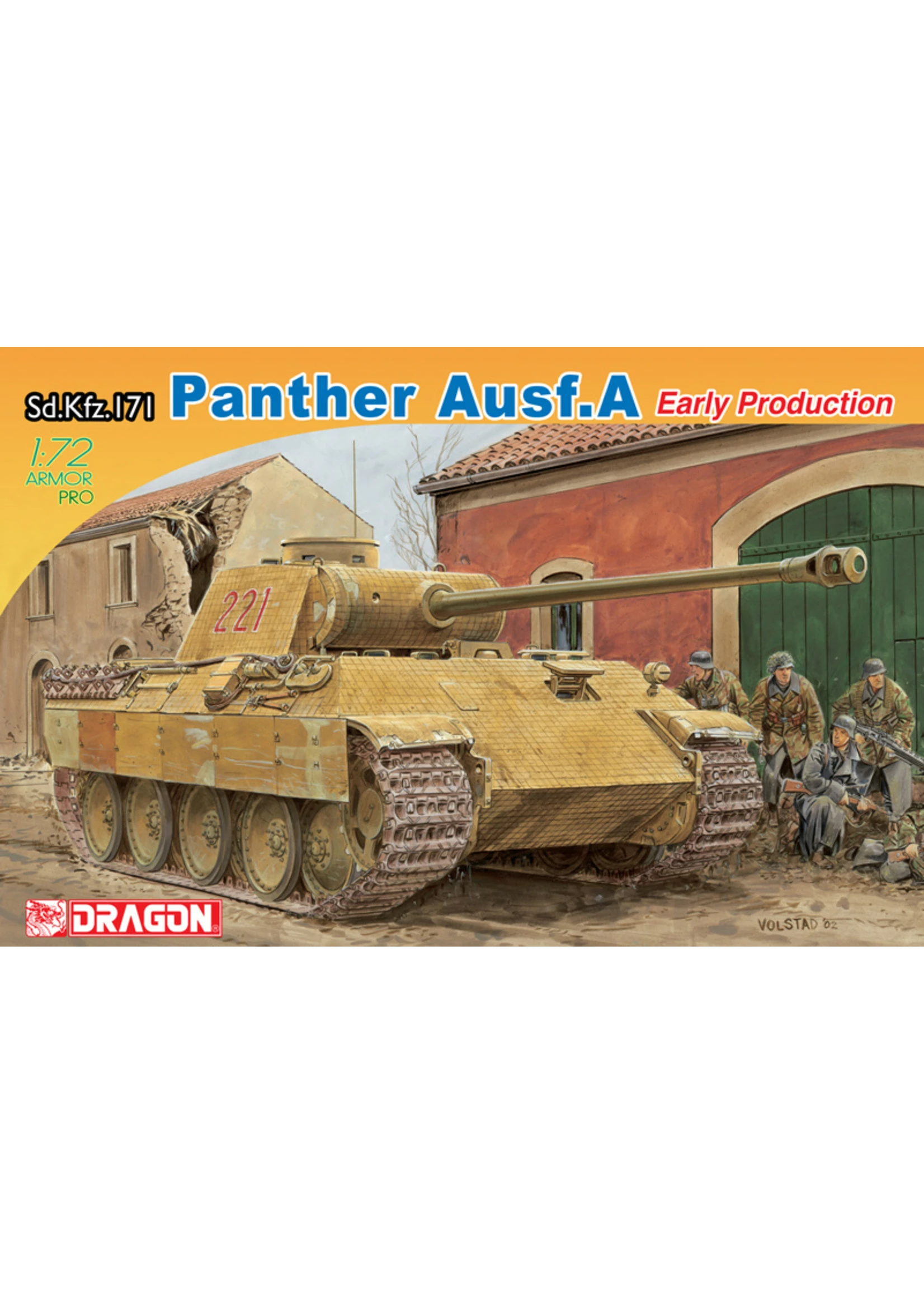 Dragon Models 7499 - 1/72 Sd.Kfz.171 Panther A, Early Production