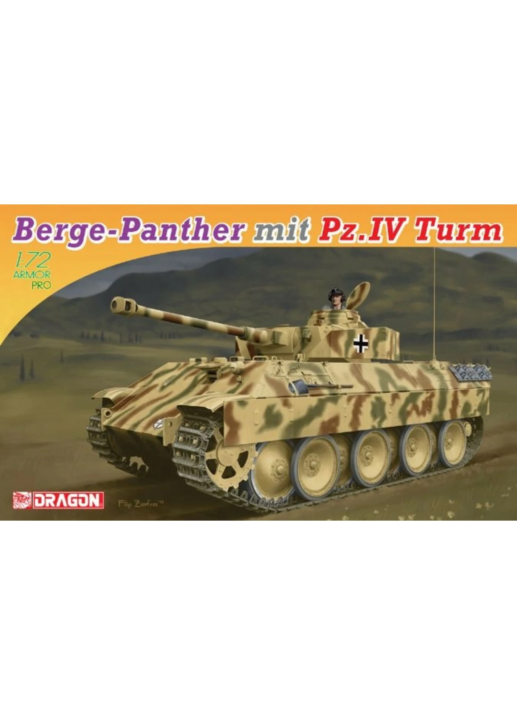 Dragon Models 7508 - 1/72 Berge-Panther Mit Pz.Kpfw.IV Turm