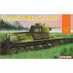 Dragon Models 7596 - 1/72 T-34/76 Mod.1943