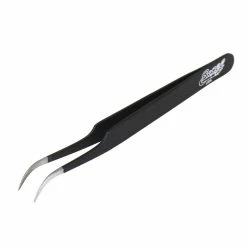 Excel 30420 - Slant Point Tweezers - Black