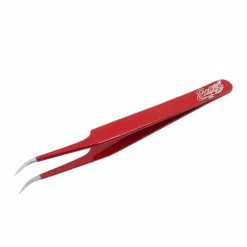 Excel 30426 - Slant Point Tweezers - Red