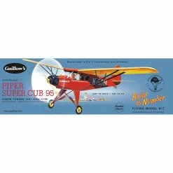 GUILLOWS Piper Super Cub 95 - Balsa Build By Number Plane Kit