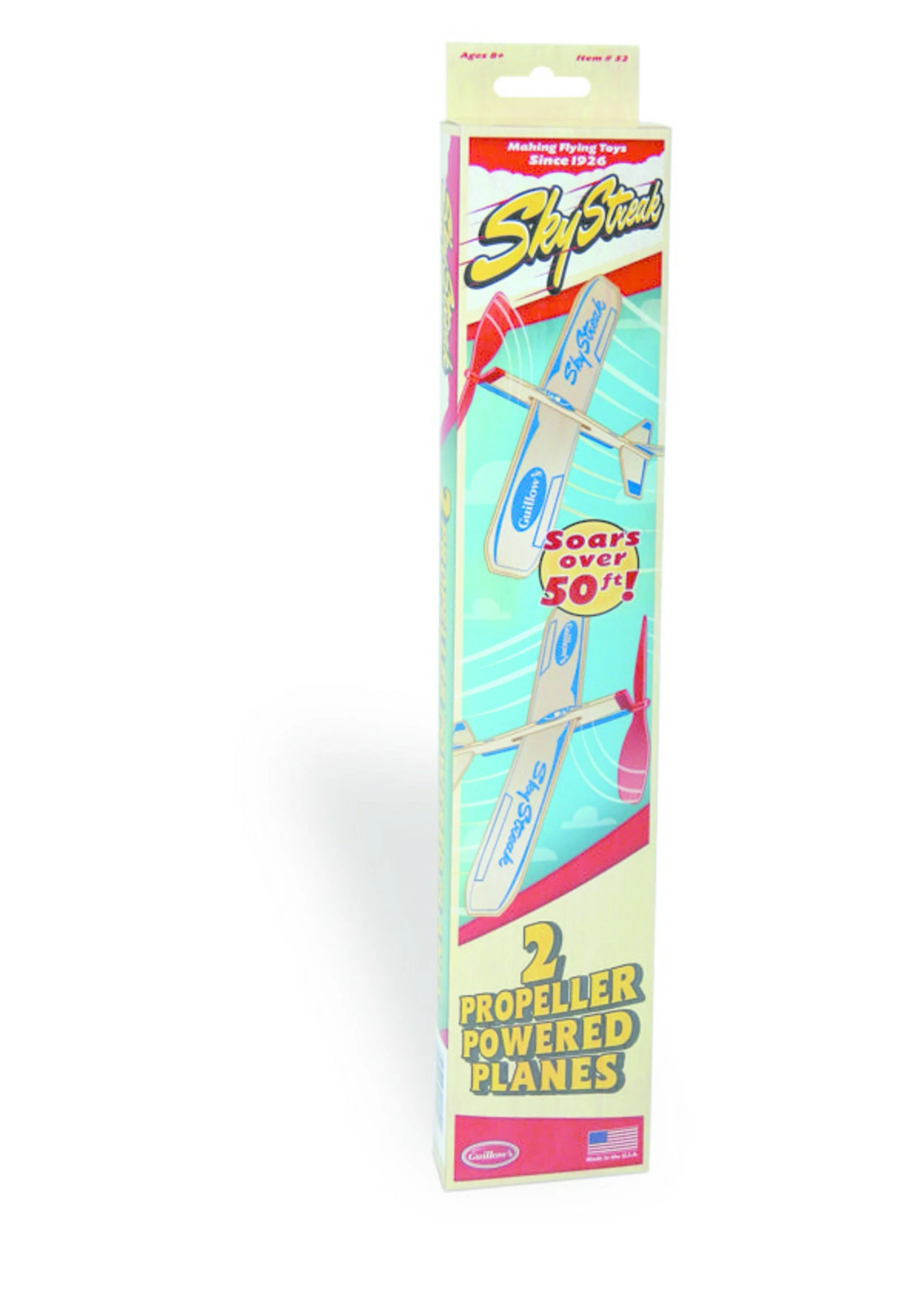GUILLOWS Sky Streak Twin Pack - Balsa Motorplane - Image 2