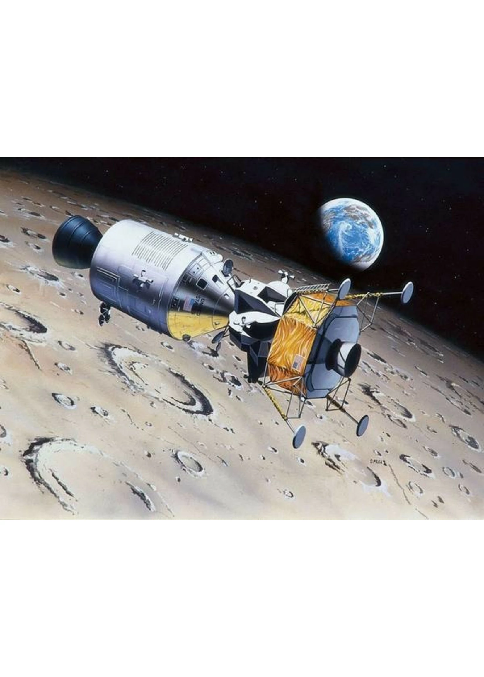 Revell 3700 - 1/96 Apollo 11 Columbia & Eagle - Image 2