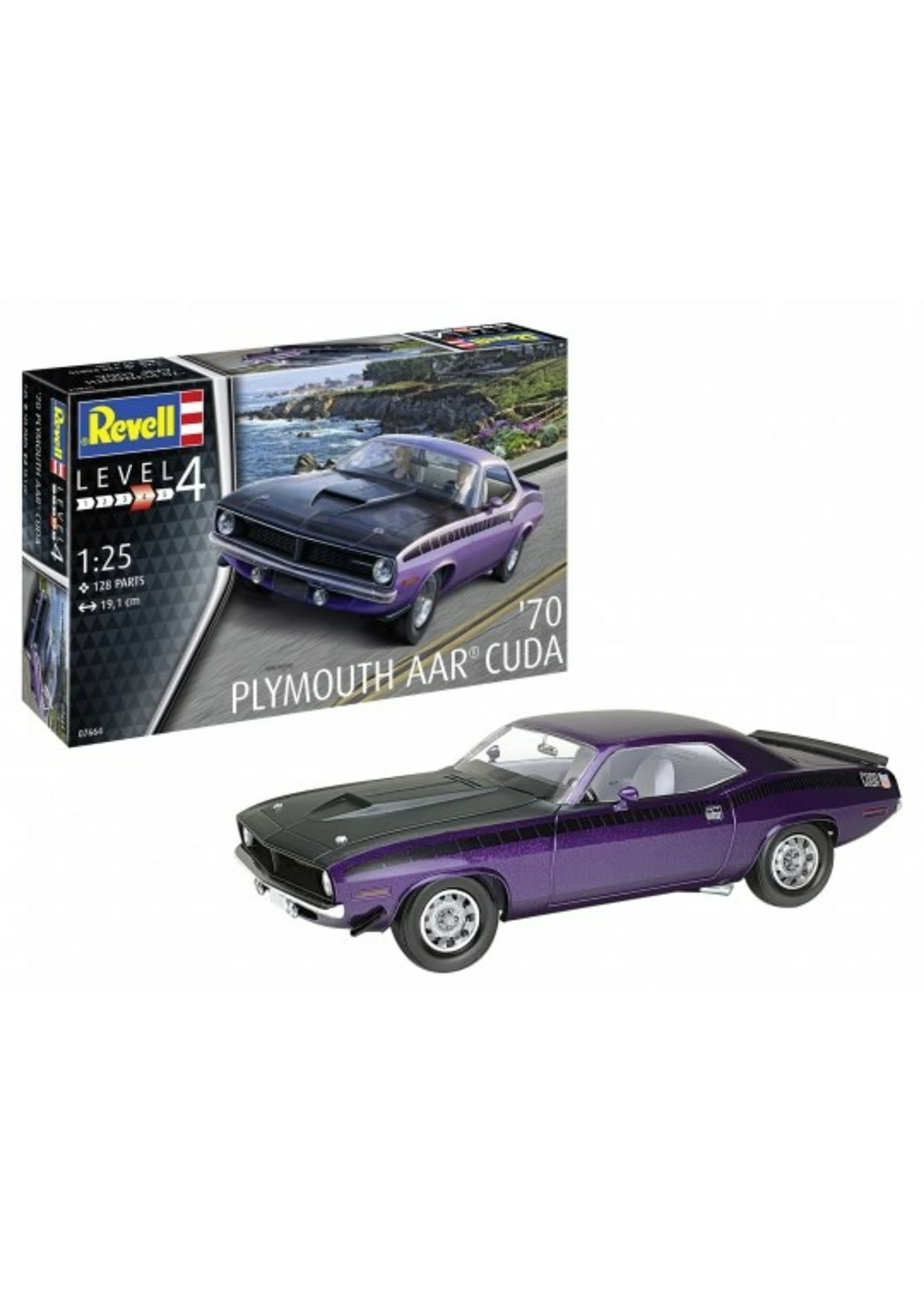 Revell Of Germany 07664 - 1/25 1970 Plymouth AAR Cuda