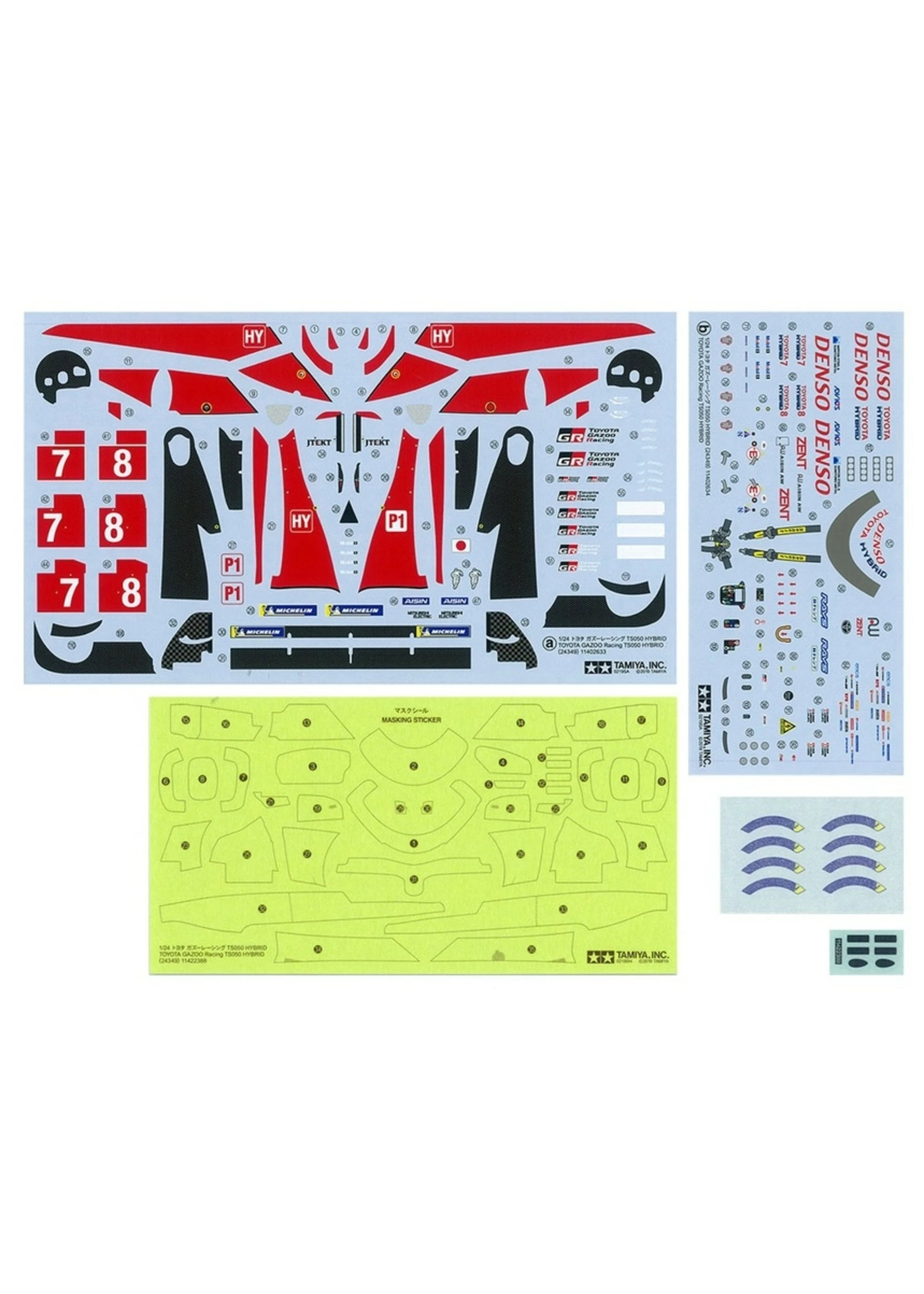 Tamiya 24349 - 1/24 Toyota Gazoo Racing TS050 Hybrid - Image 10