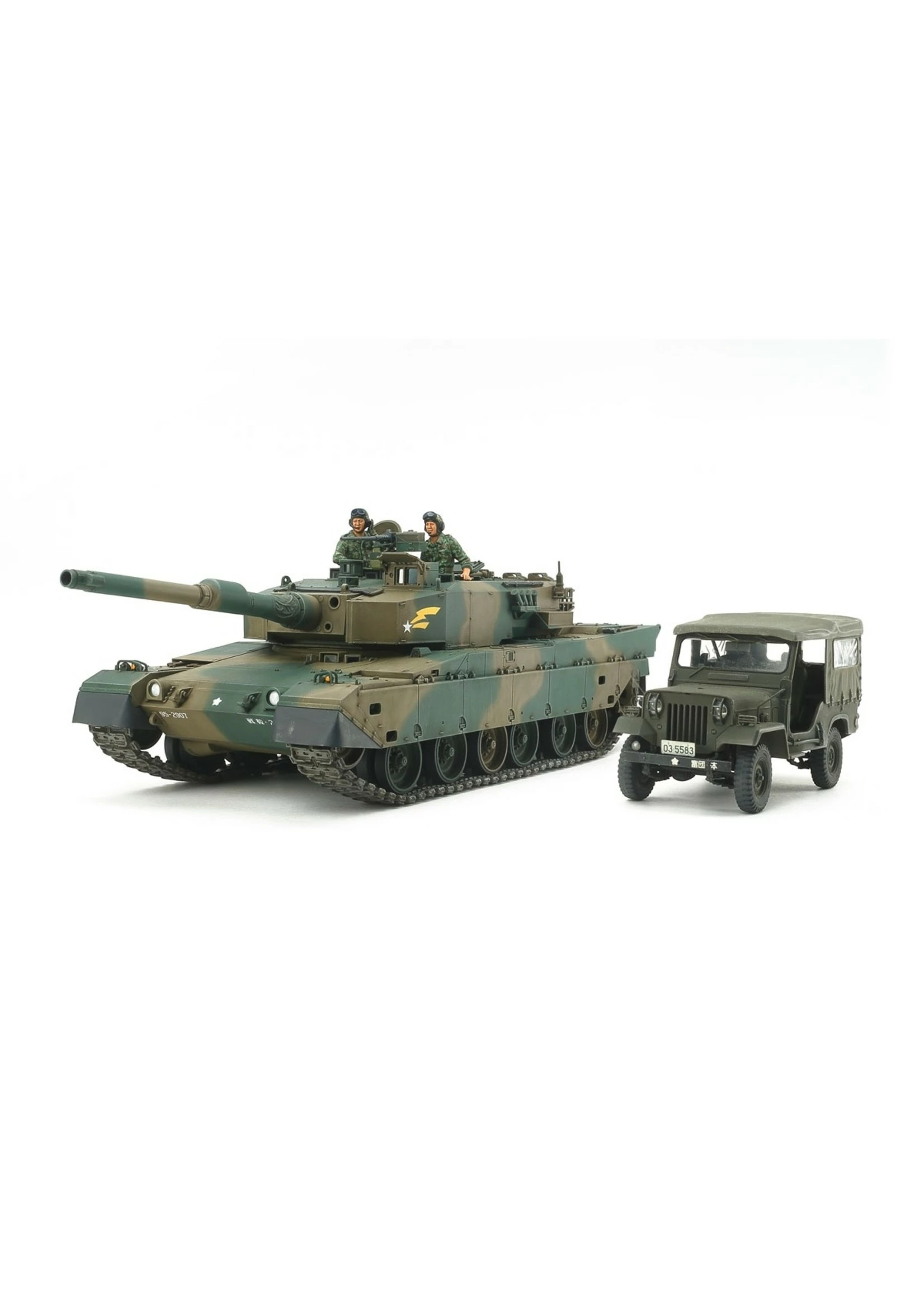 Tamiya 25186 - 1/35 JGSDF Type 90 Tank & Type 73 Light Truck LE - Image 2