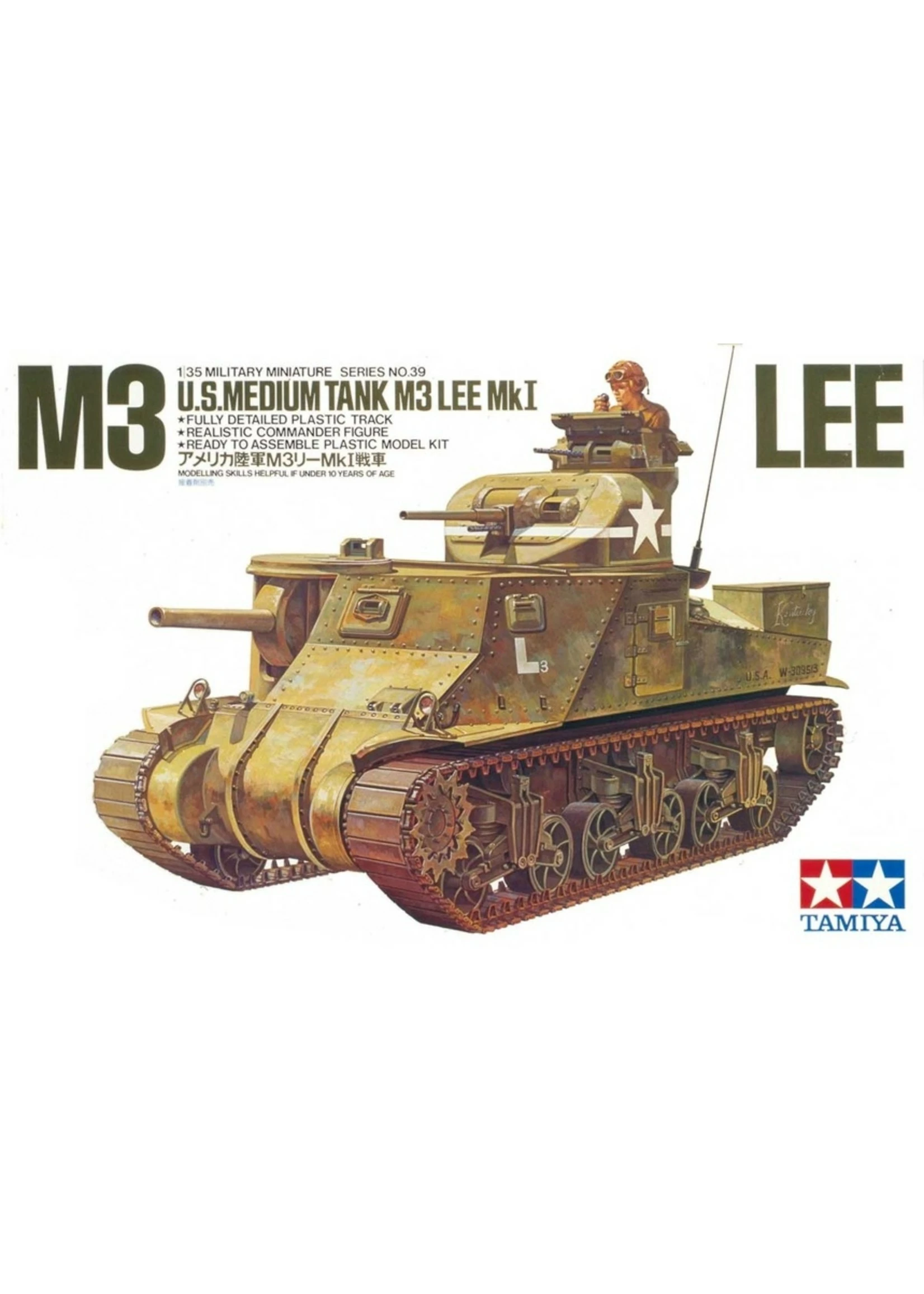 Tamiya 35039 - 1/35 U.S. M3 Lee Mk.1 Tank