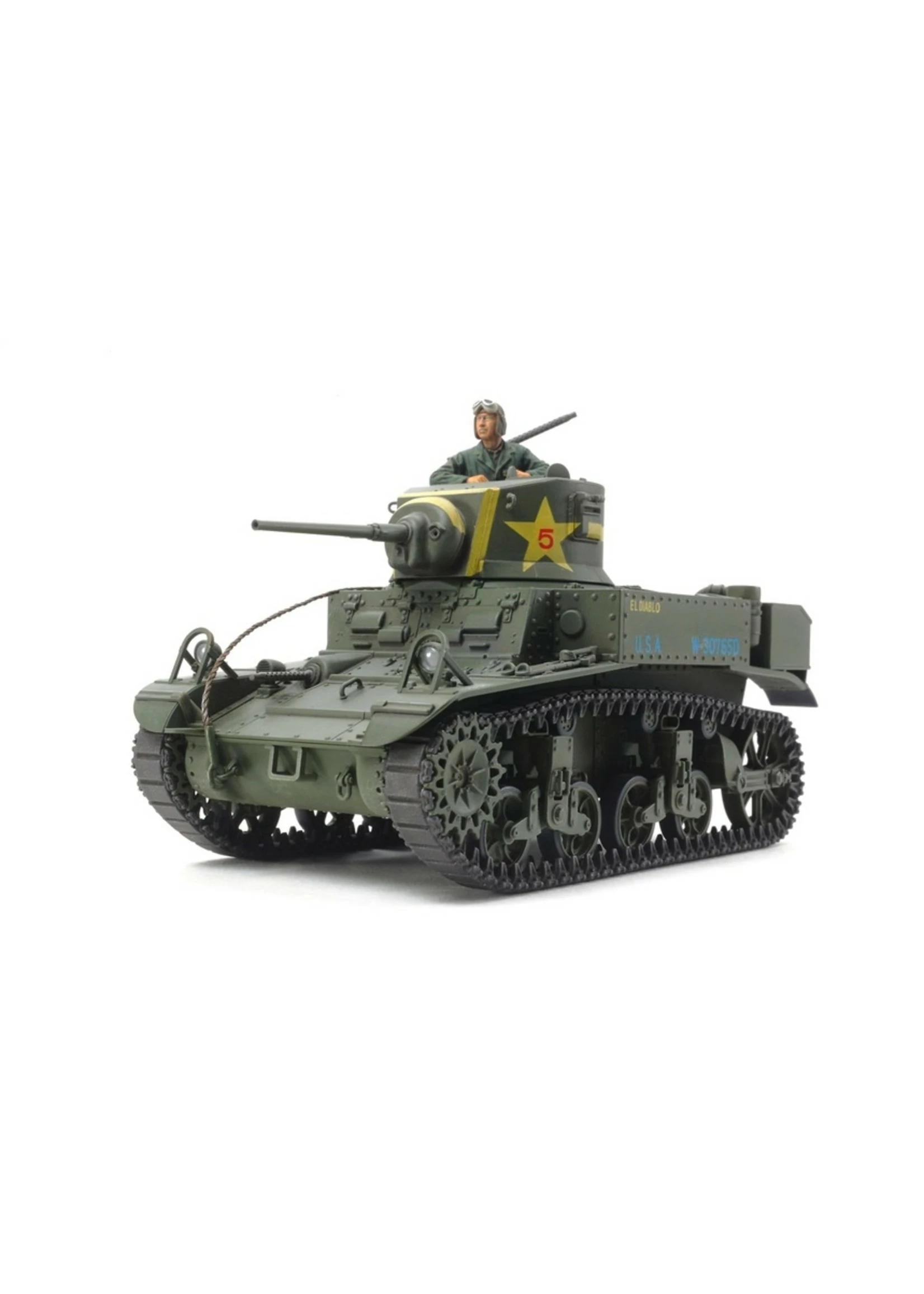 Tamiya 35360 - 1/35 U.S. Light Tank M3 Stuart - Image 2