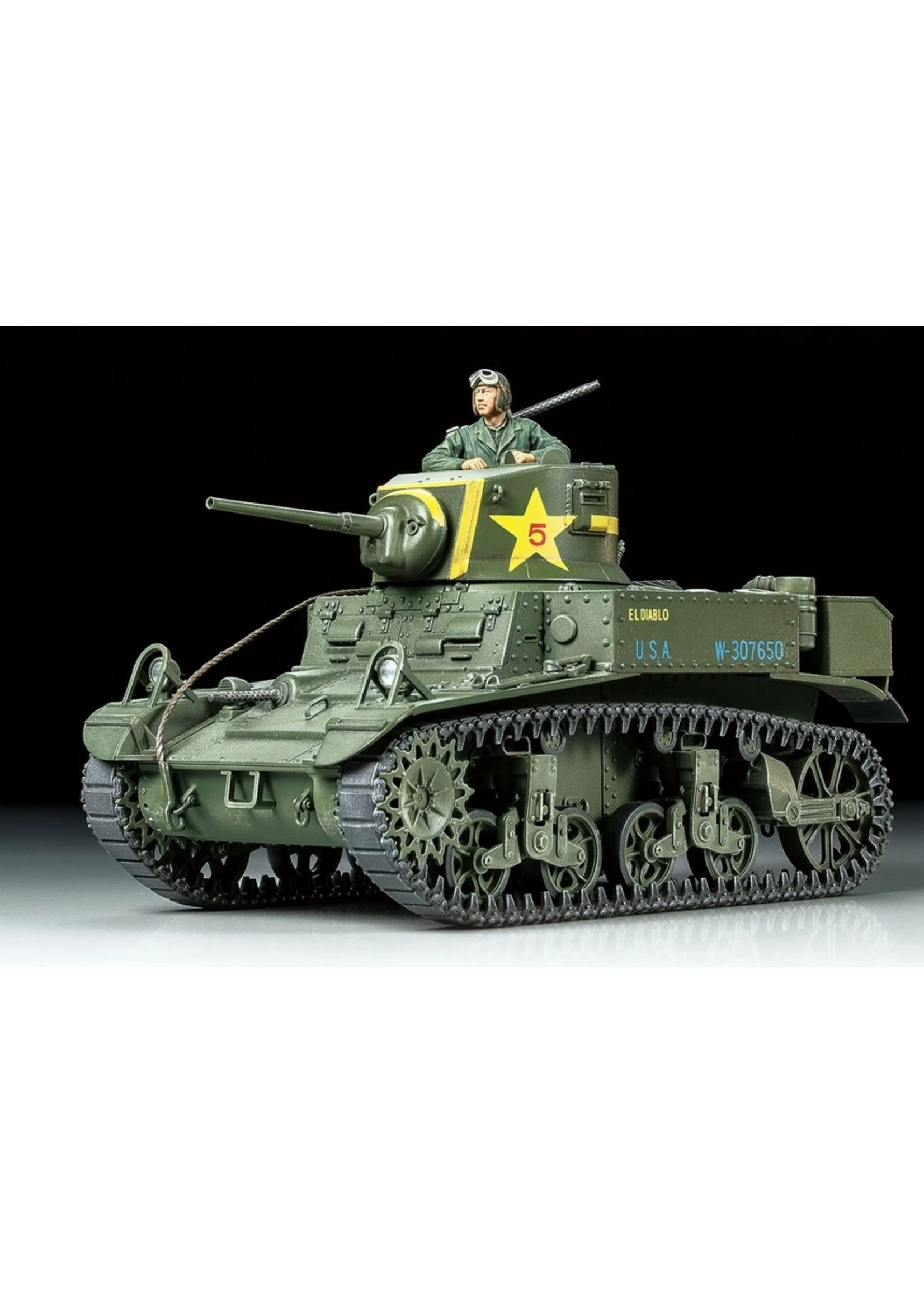 Tamiya 35360 - 1/35 U.S. Light Tank M3 Stuart - Image 3