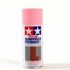 Tamiya 87146 - Fine Surface Primer L Pink 180ml Spray Can