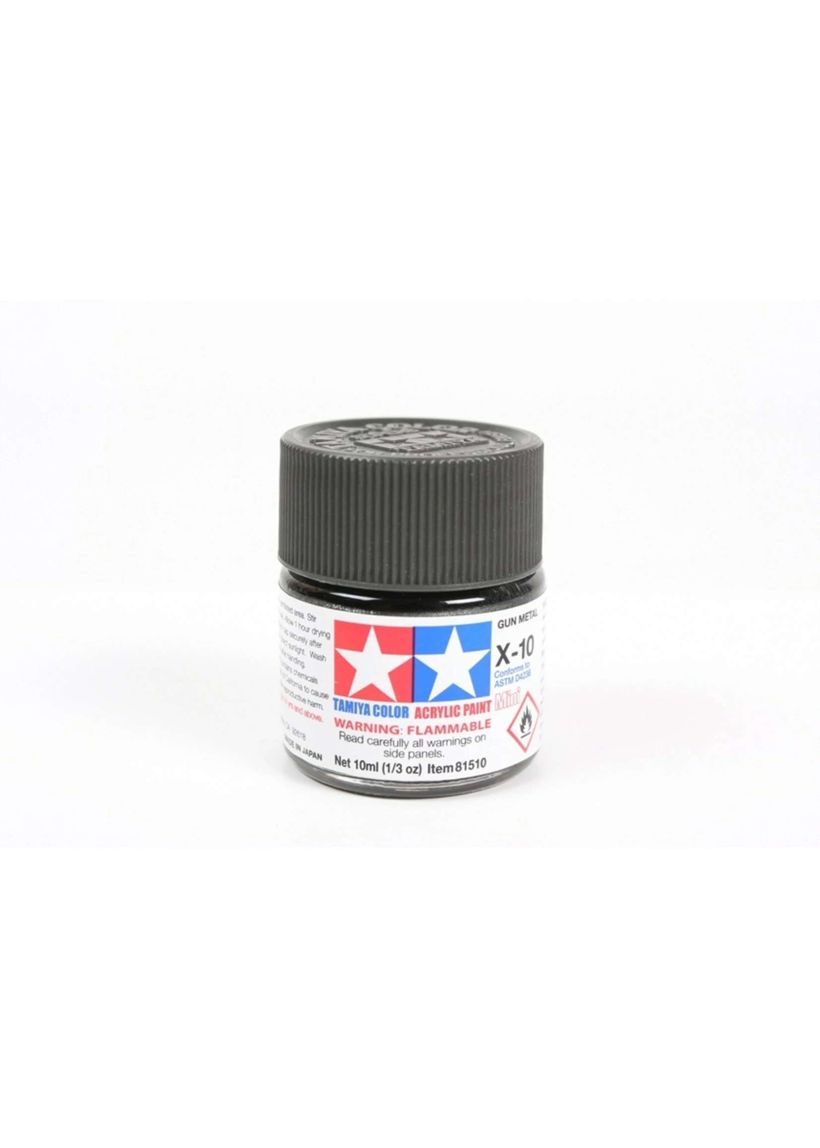 Tamiya X-10 - Gun Metal - 10ml Acrylic