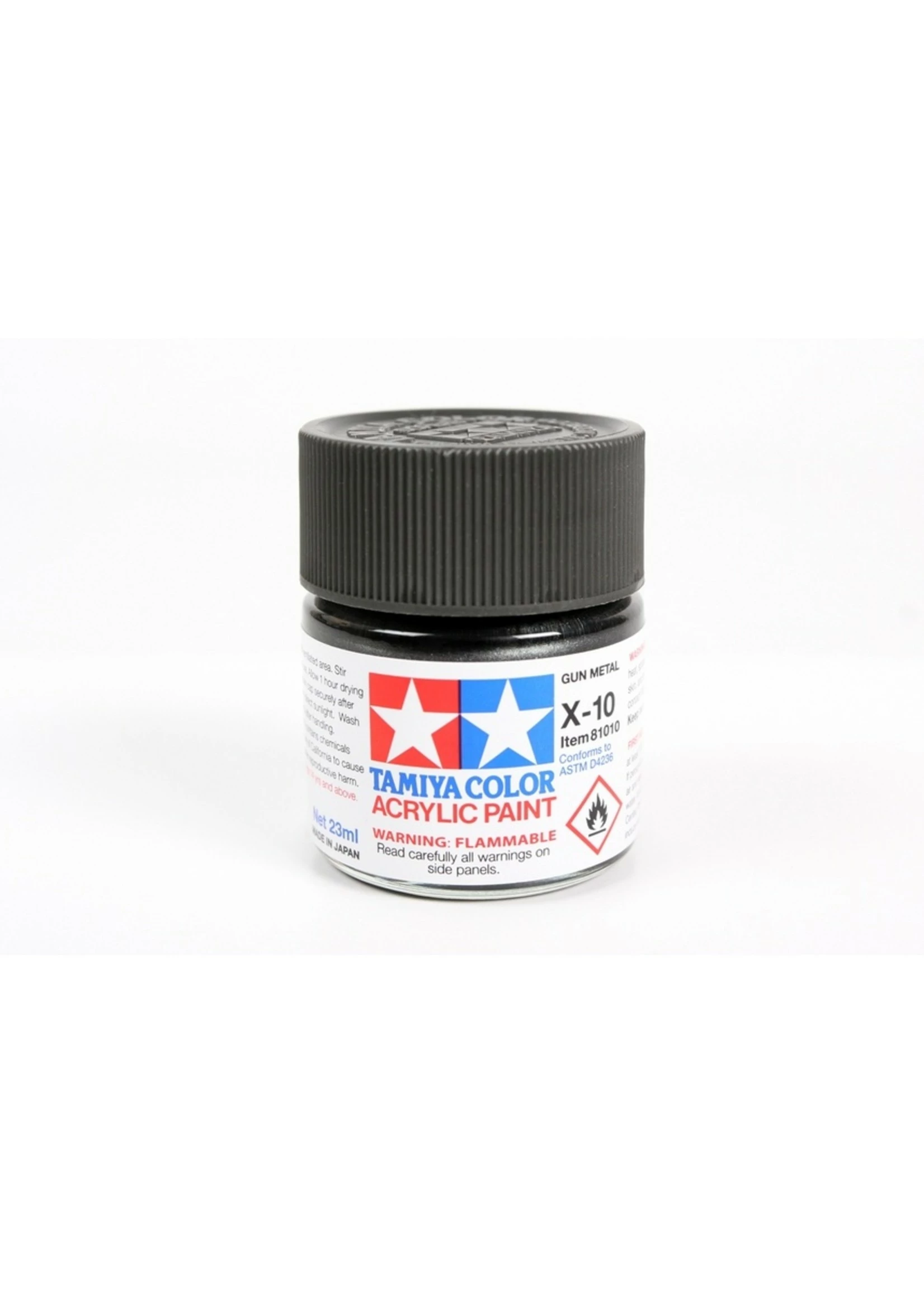 Tamiya X-10 - Gun Metal - 23ml Acrylic