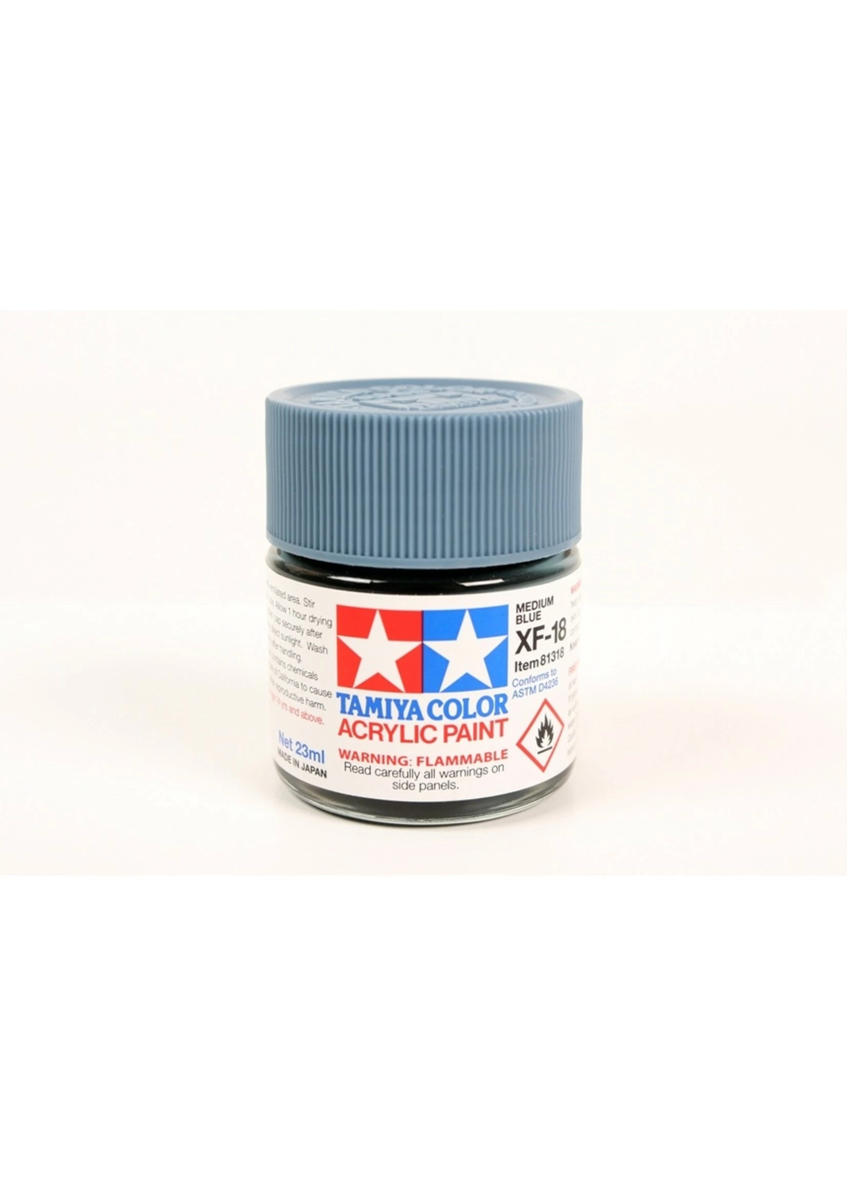 Tamiya XF-18 - Medium Blue - 23ml Acrylic