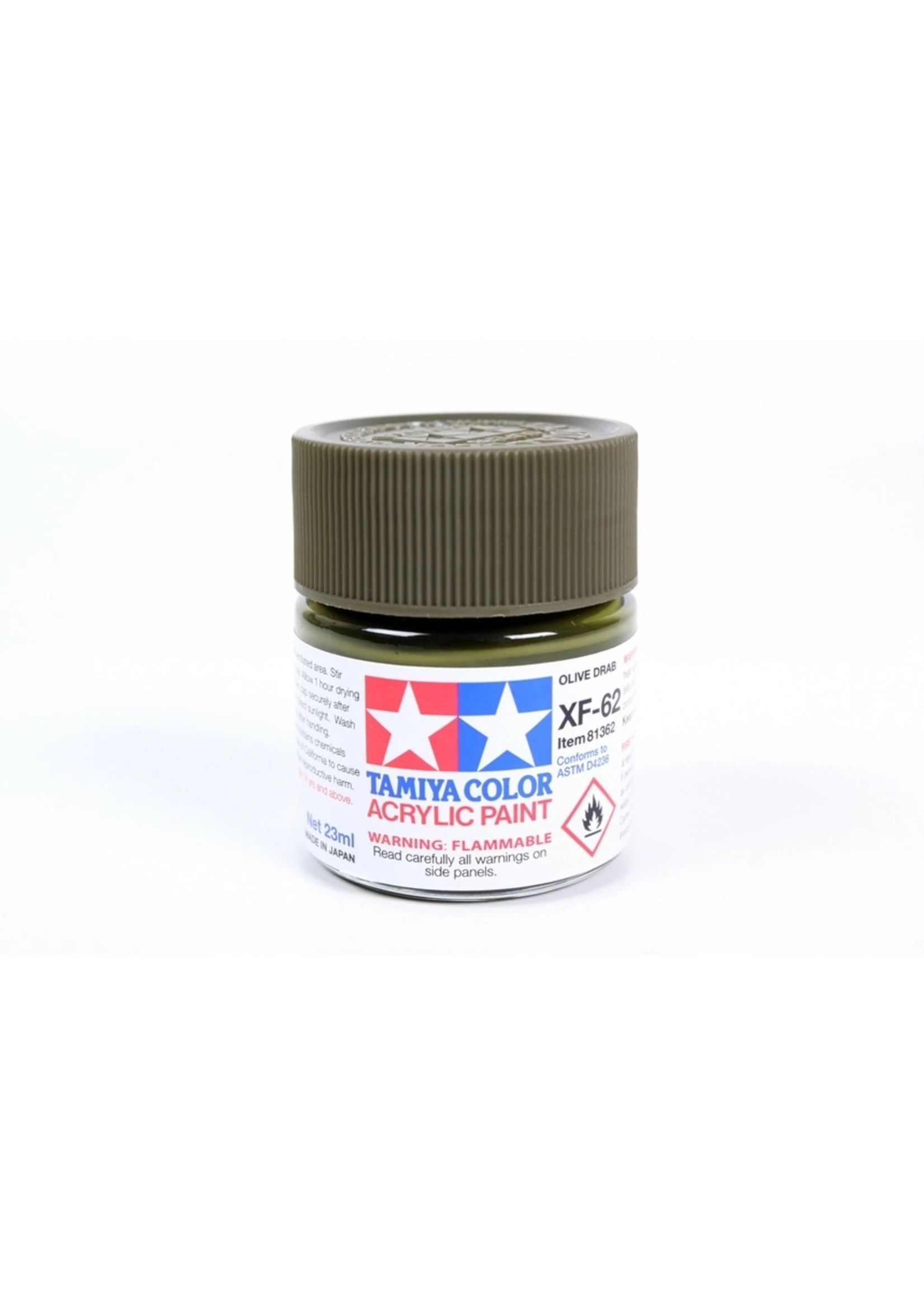 Tamiya XF-62 - Olive Drab - 23ml Acrylic