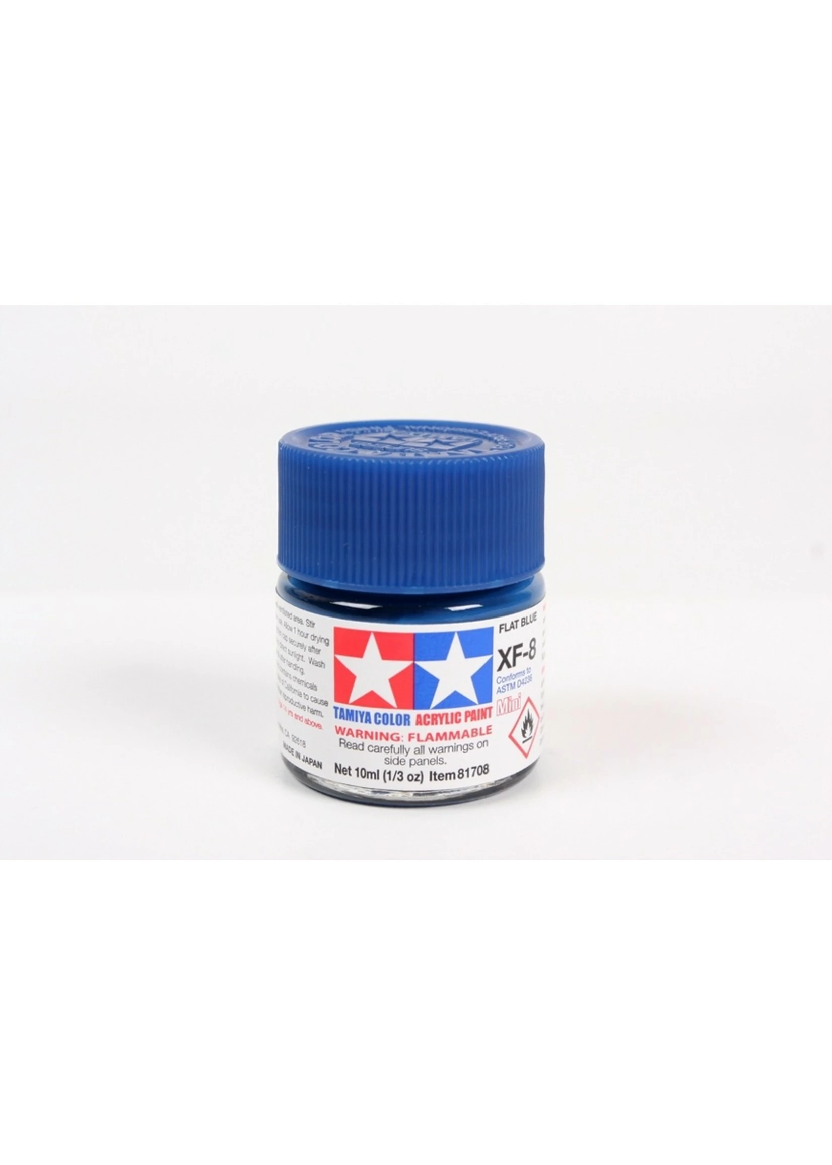Tamiya XF-8 - Flat Blue - 10ml Acrylic