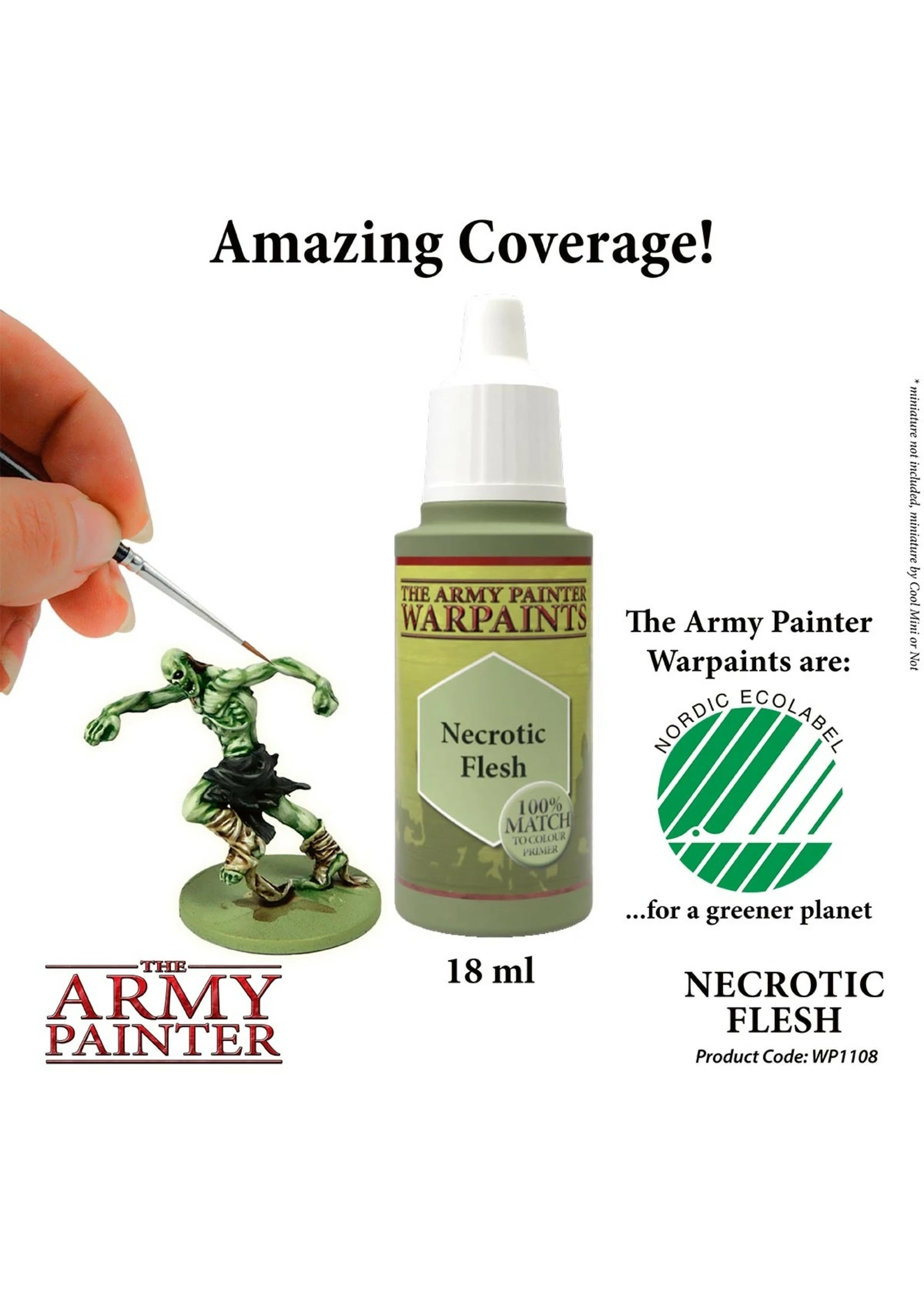 The Army Painter WP1108 - Necrotic Flesh 18ml Acrylic Paint - Image 2