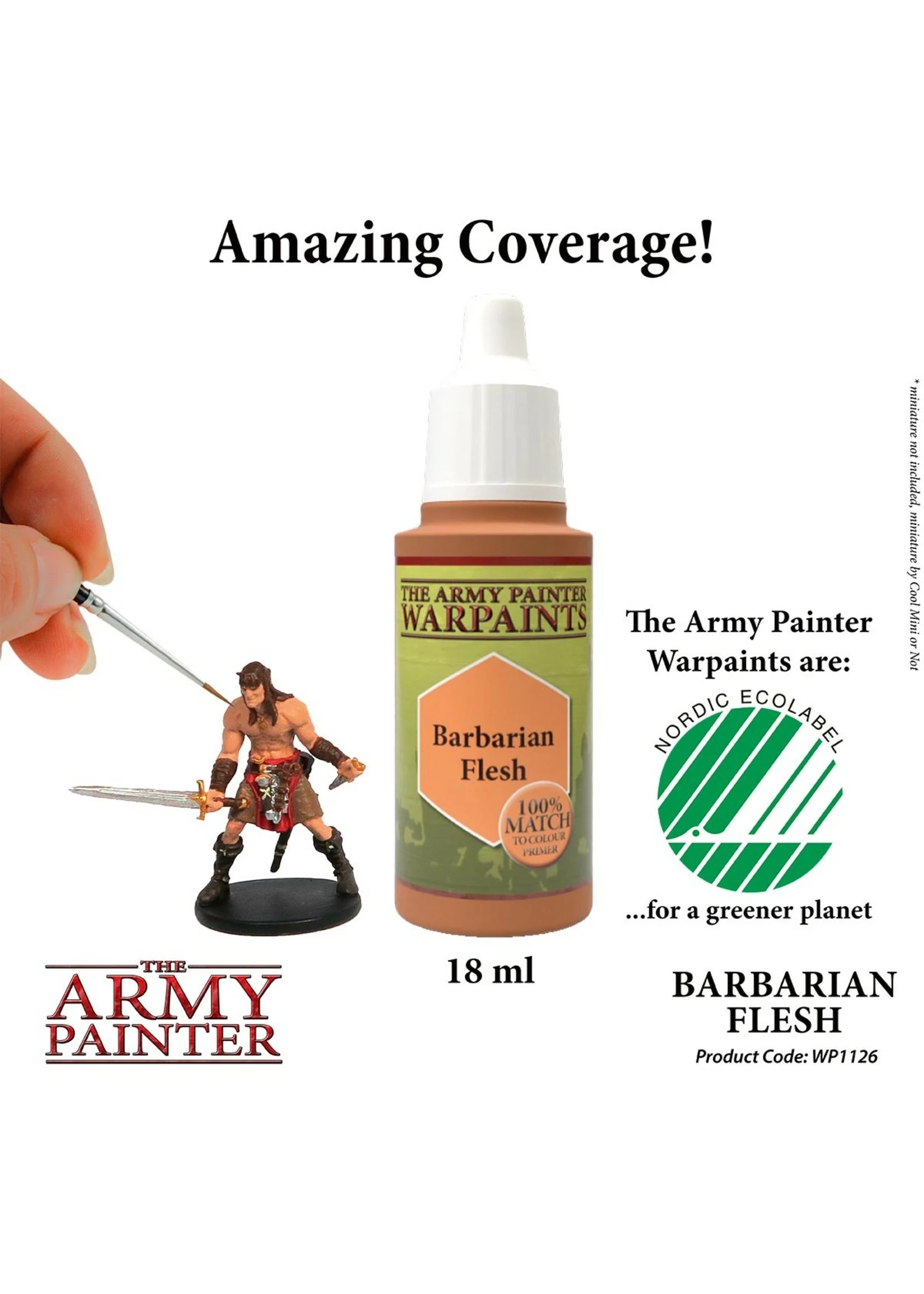 The Army Painter WP1126 - Barbarian Flesh 18ml Acrylic Paint - Image 2