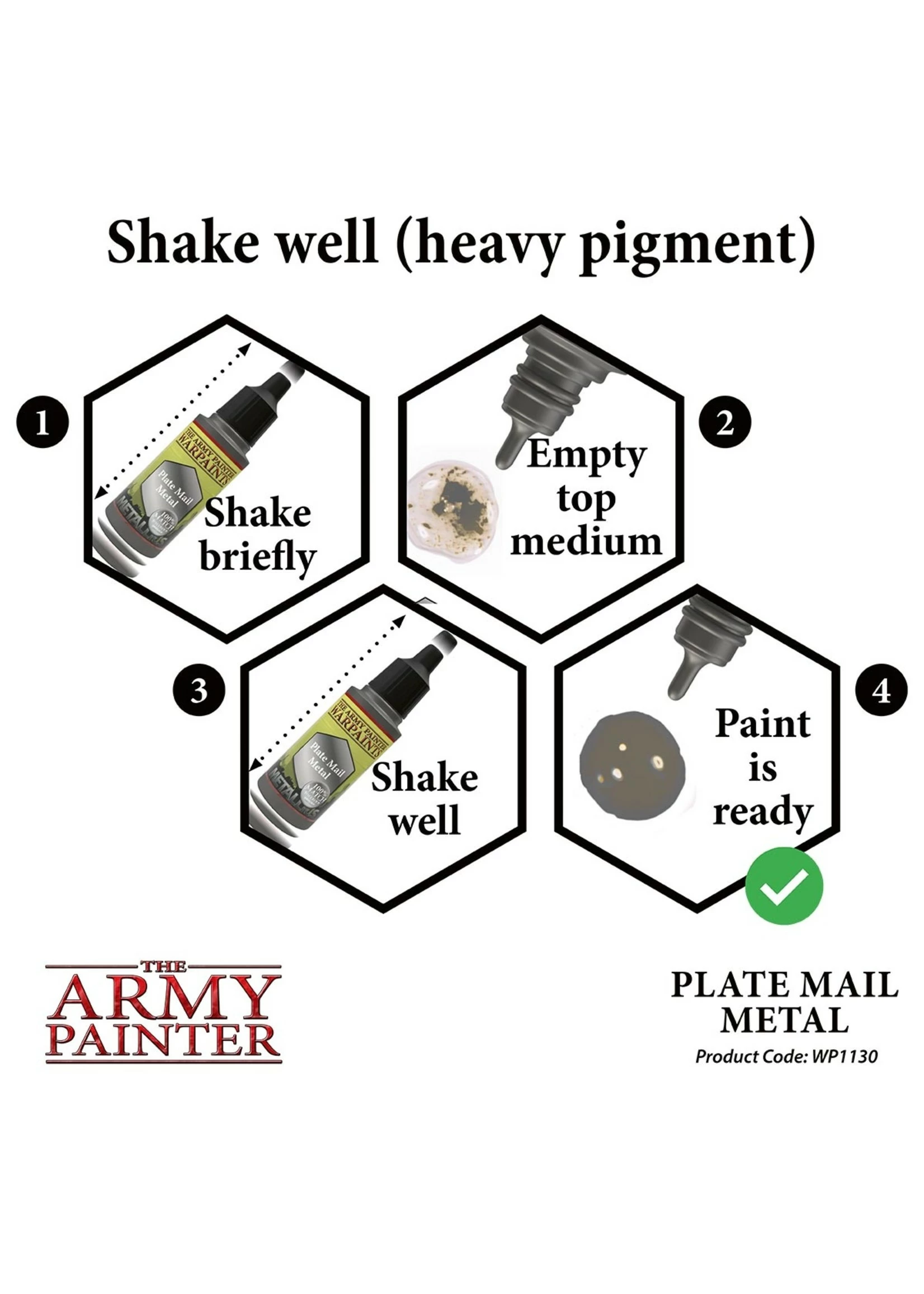 The Army Painter WP1130 - Plate Mail Metal 18ml Metallic Paint - Image 5