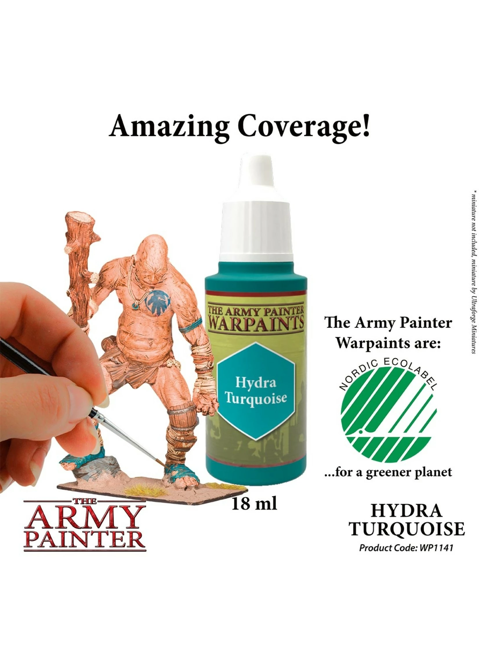 The Army Painter WP1141 - Hydra Turquoise 18ml Acrylic Paint - Image 2