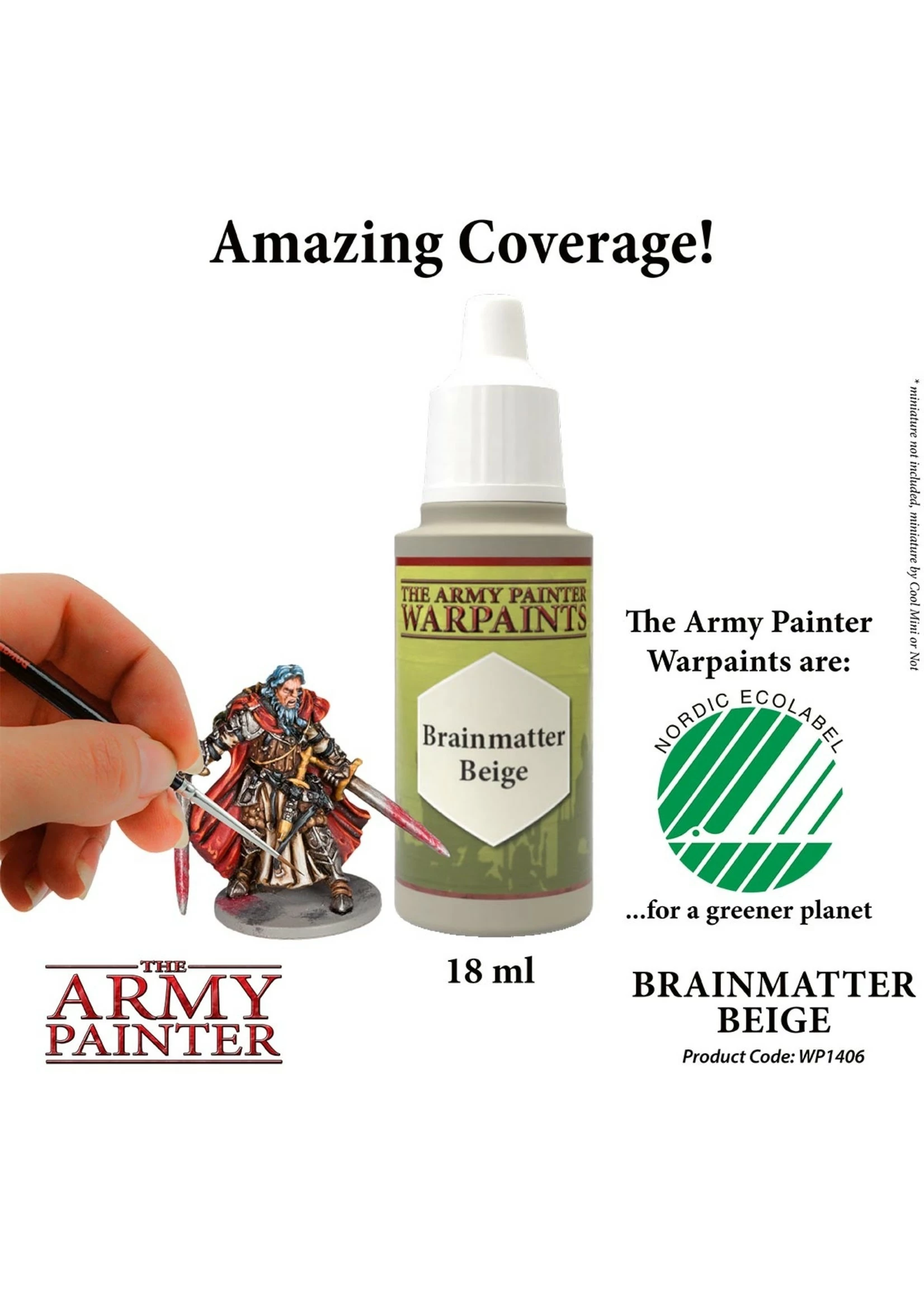 The Army Painter WP1406 - Brainmatter Beige 18ml Acrylic Paint - Image 2