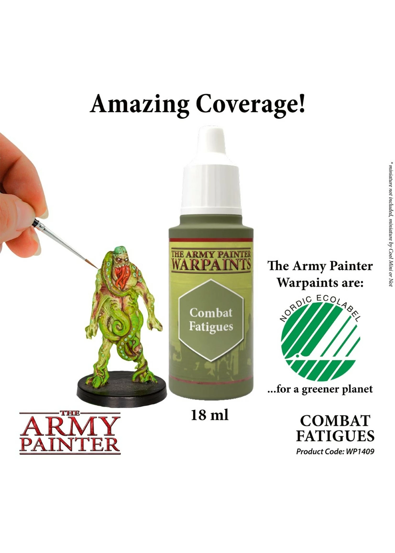 The Army Painter WP1409 - Combat Fatigues 18ml Acrylic Paint - Image 2