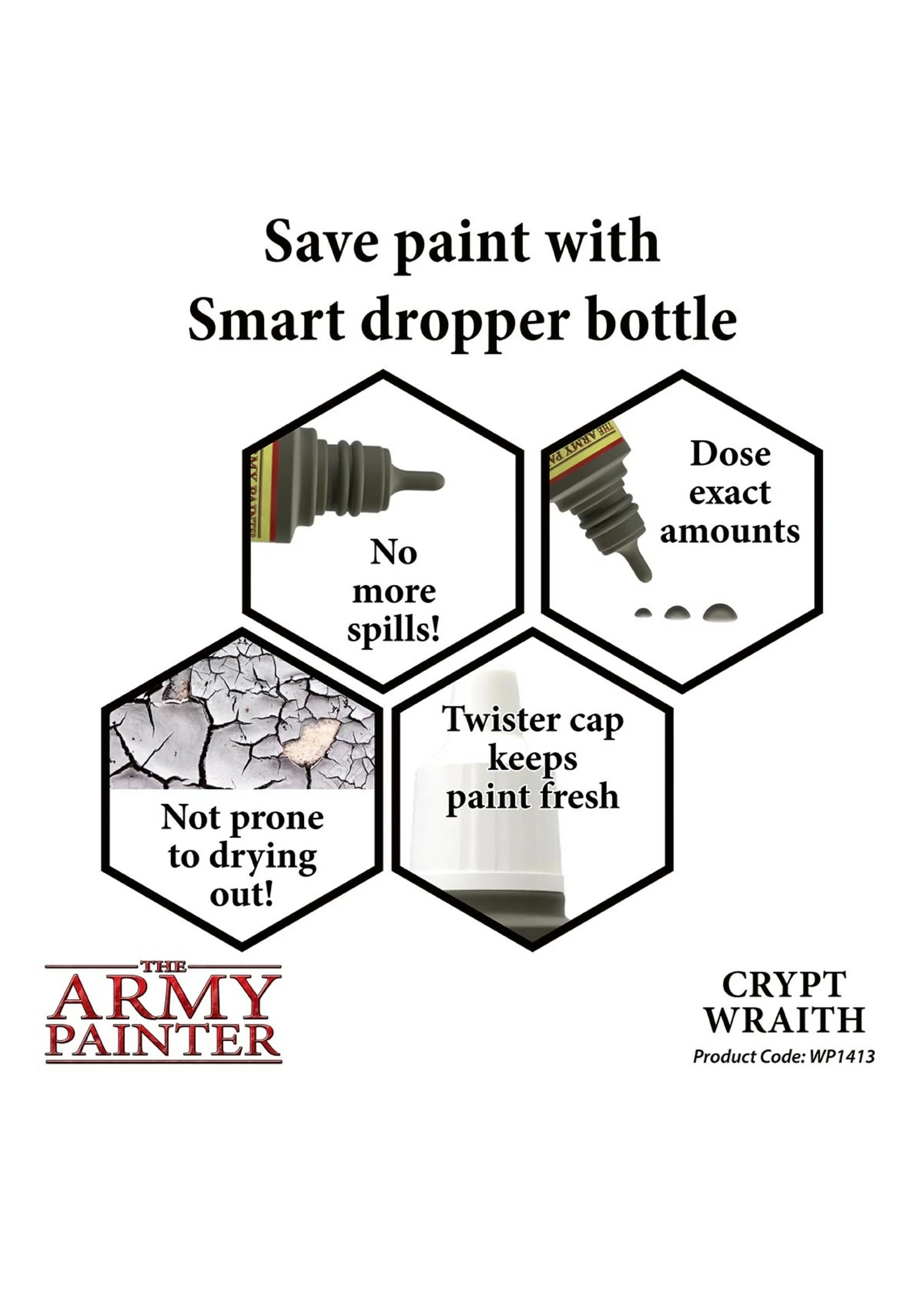 The Army Painter WP1413 - Crypt Wraith 18ml Acrylic Paint - Image 3