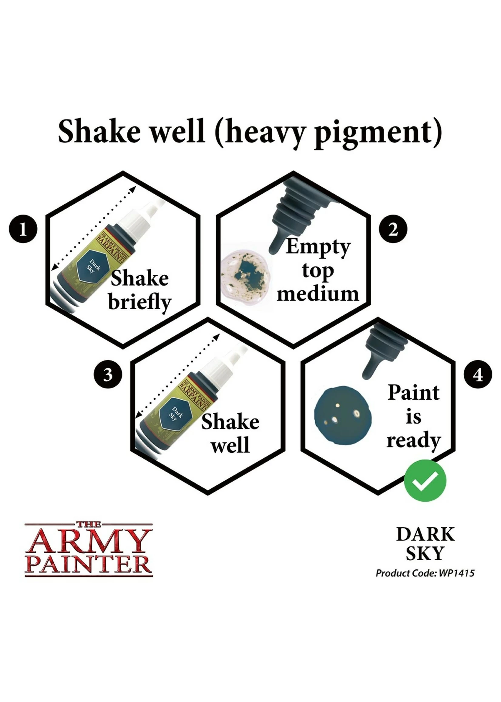 The Army Painter WP1415 - Dark Sky 18ml Acrylic Paint - Image 5