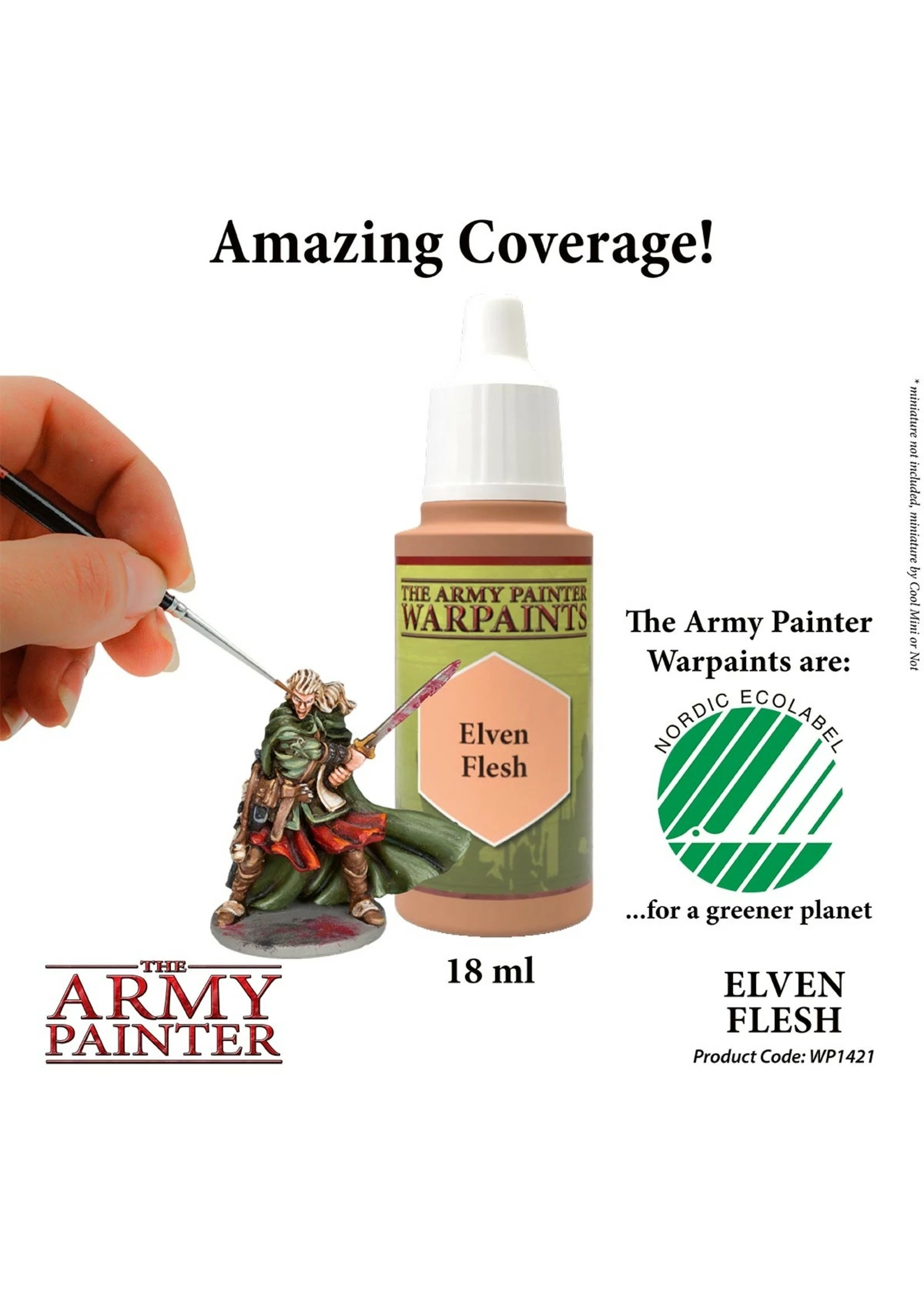 The Army Painter WP1421 - Elven Flesh 18ml Acrylic Paint - Image 2