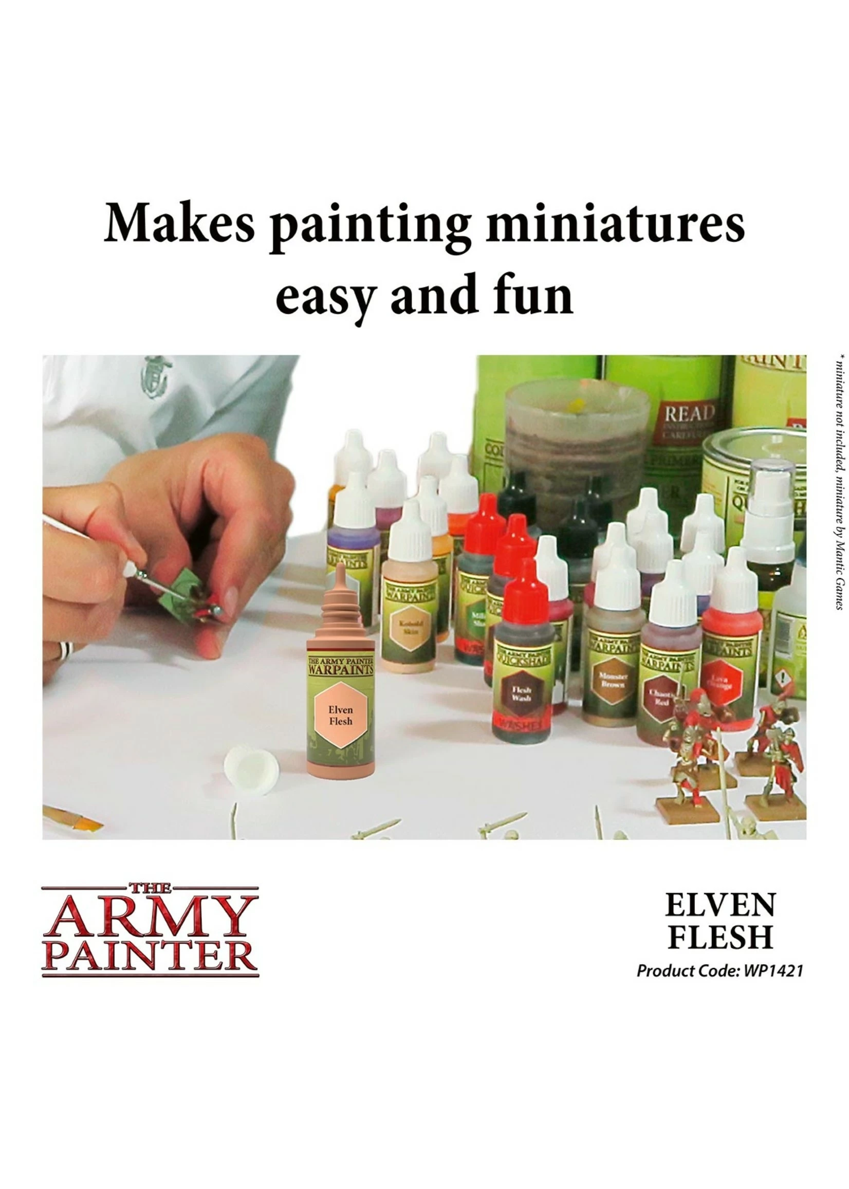 The Army Painter WP1421 - Elven Flesh 18ml Acrylic Paint - Image 4