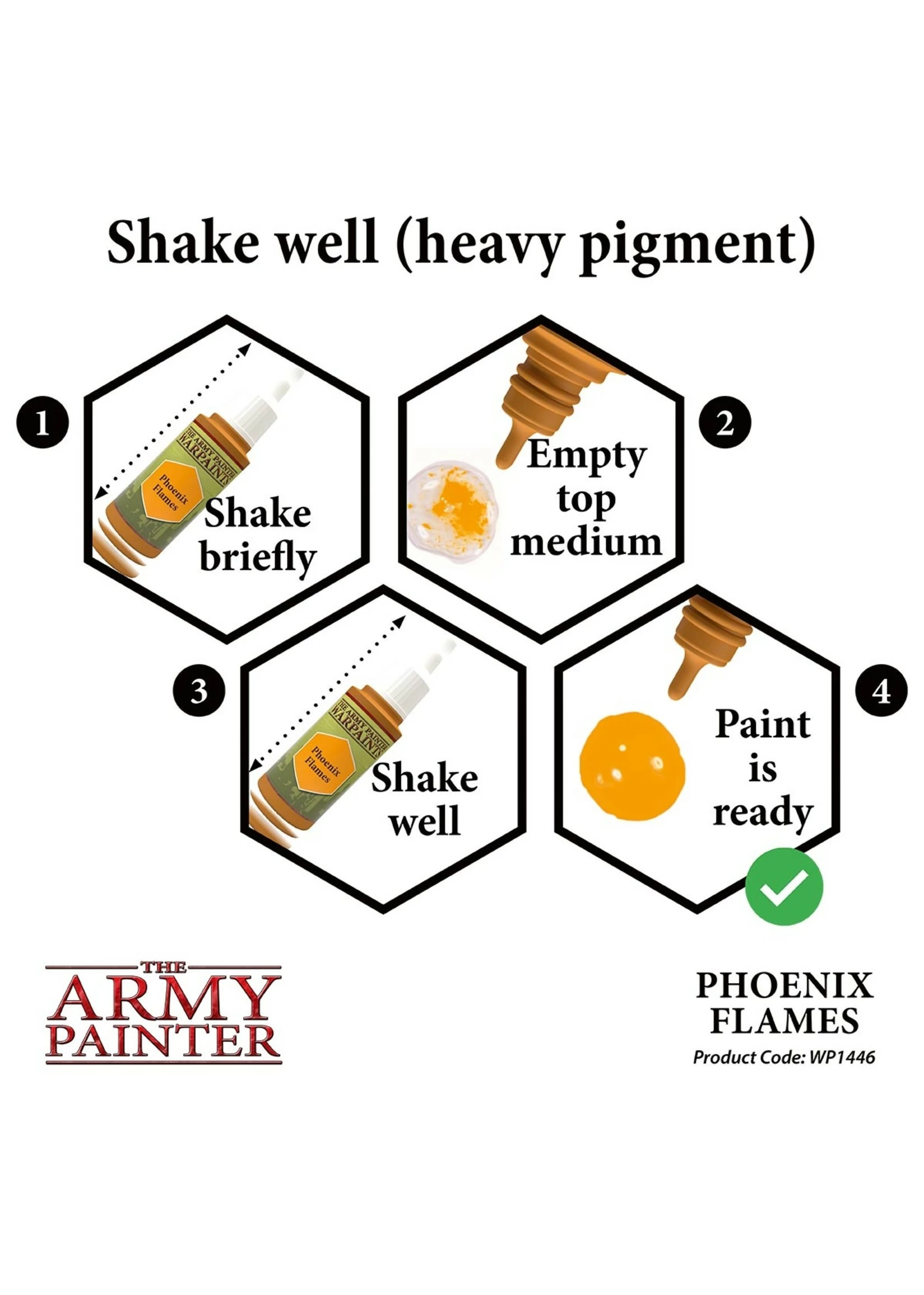 The Army Painter WP1446 - Phoenix Flames 18ml Acrylic Paint - Image 5