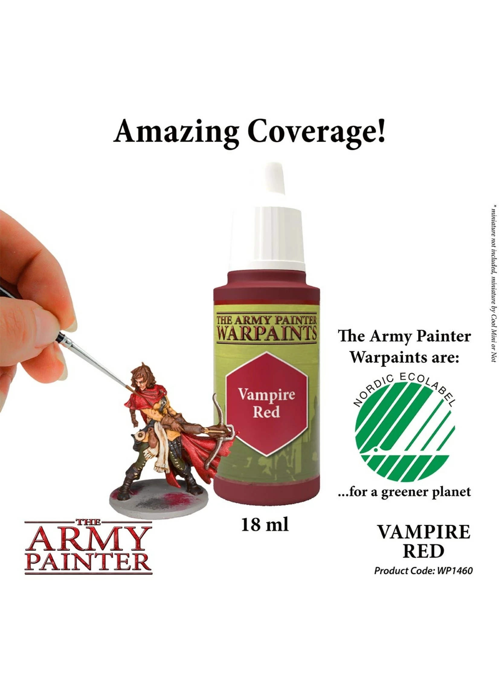 The Army Painter WP1460 - Vampire Red 18ml Acrylic Paint - Image 2