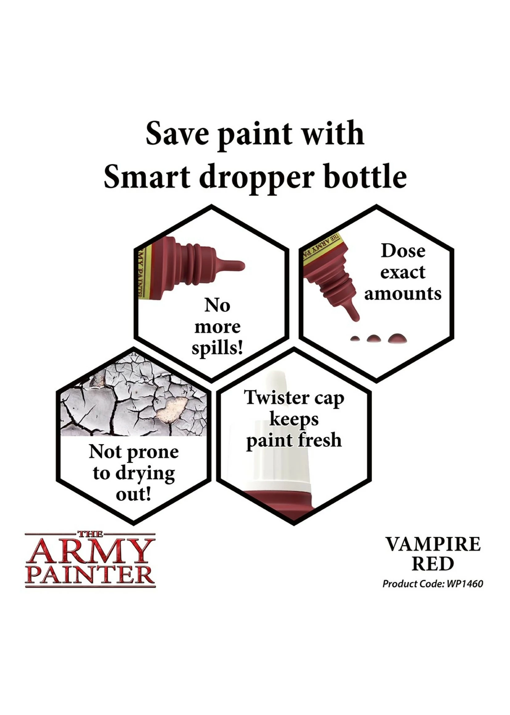 The Army Painter WP1460 - Vampire Red 18ml Acrylic Paint - Image 3
