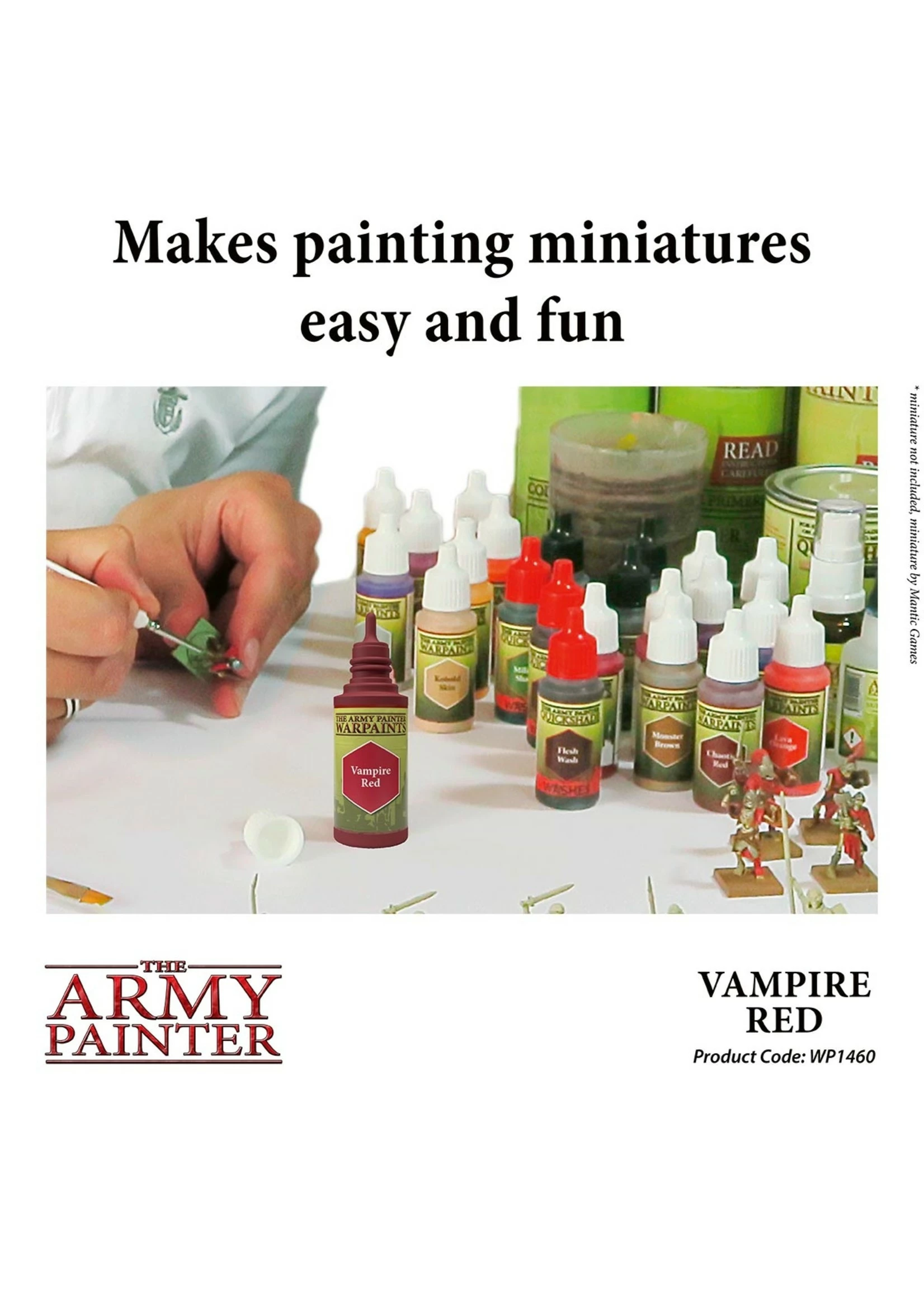 The Army Painter WP1460 - Vampire Red 18ml Acrylic Paint - Image 4