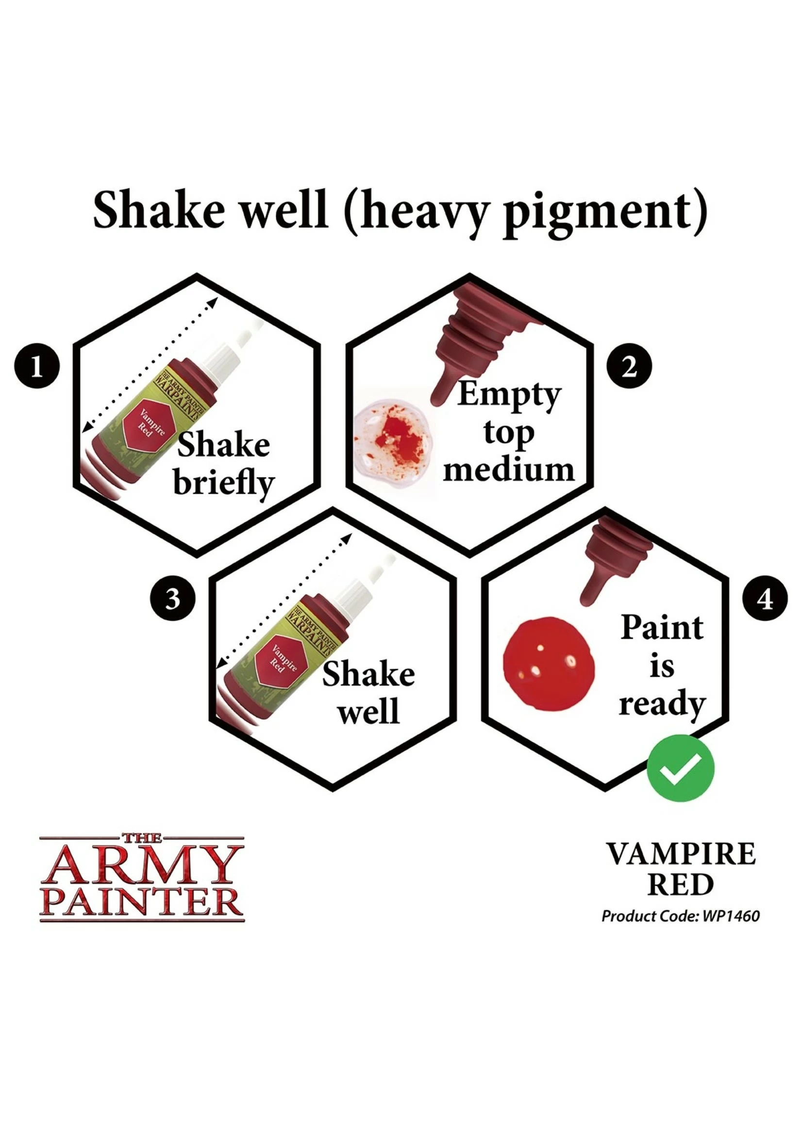 The Army Painter WP1460 - Vampire Red 18ml Acrylic Paint - Image 5